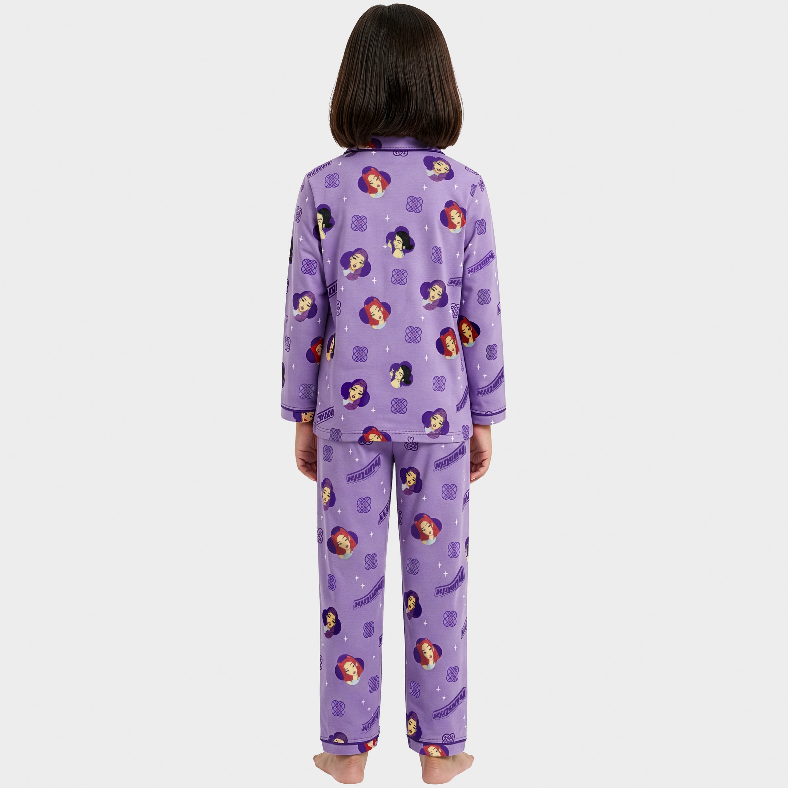 KPop Demon Hunters Button Down Pyjamas