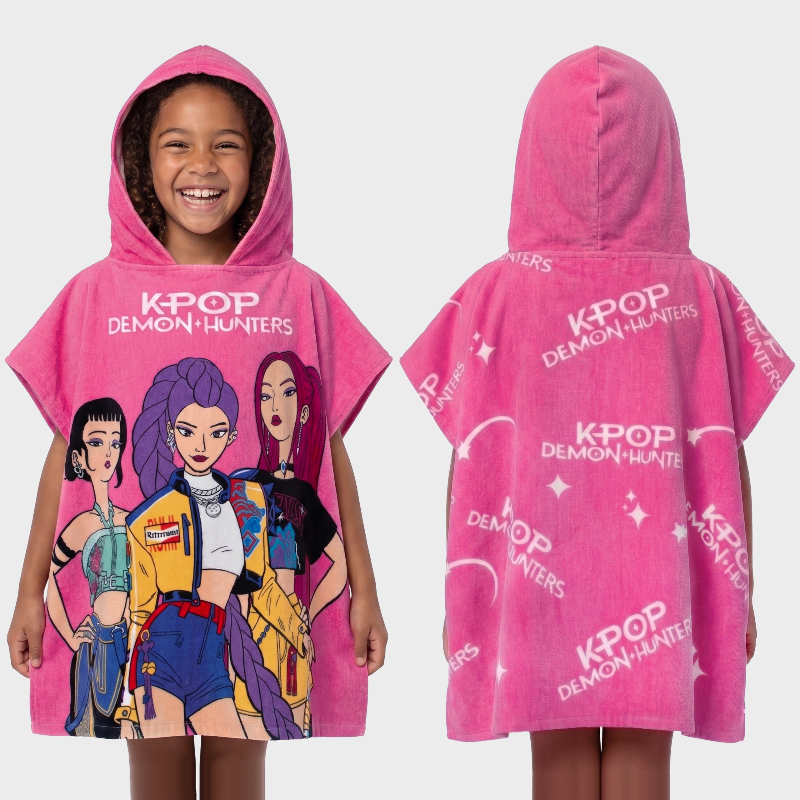 K-Pop Demon Hunters Huntrix Towel Poncho