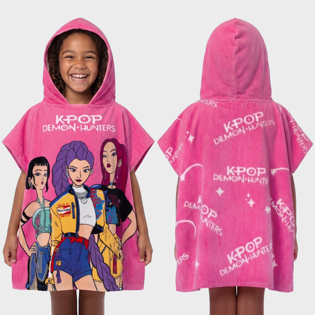 K-Pop Demon Hunters Huntrix Towel Poncho