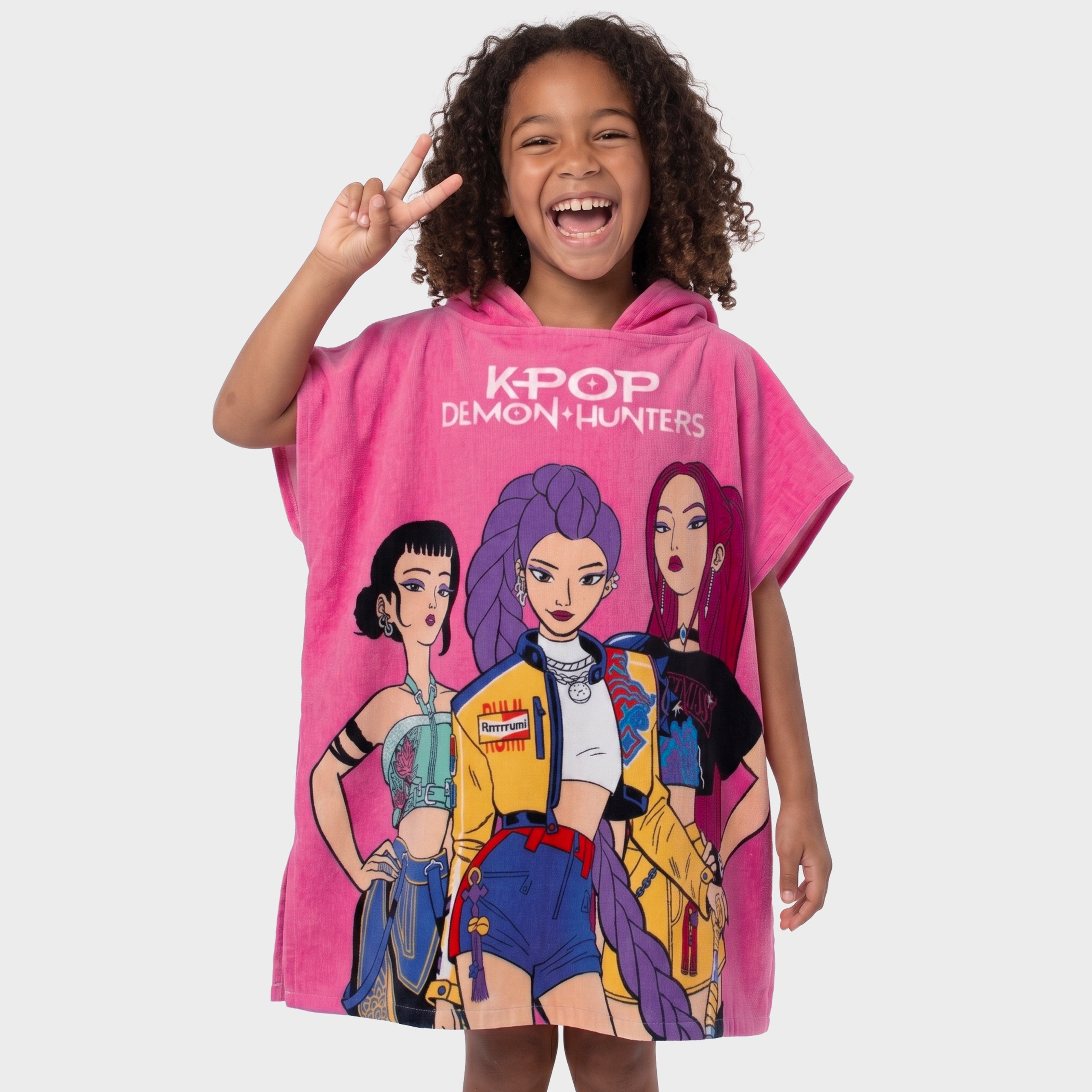 K-Pop Demon Hunters Huntrix Towel Poncho