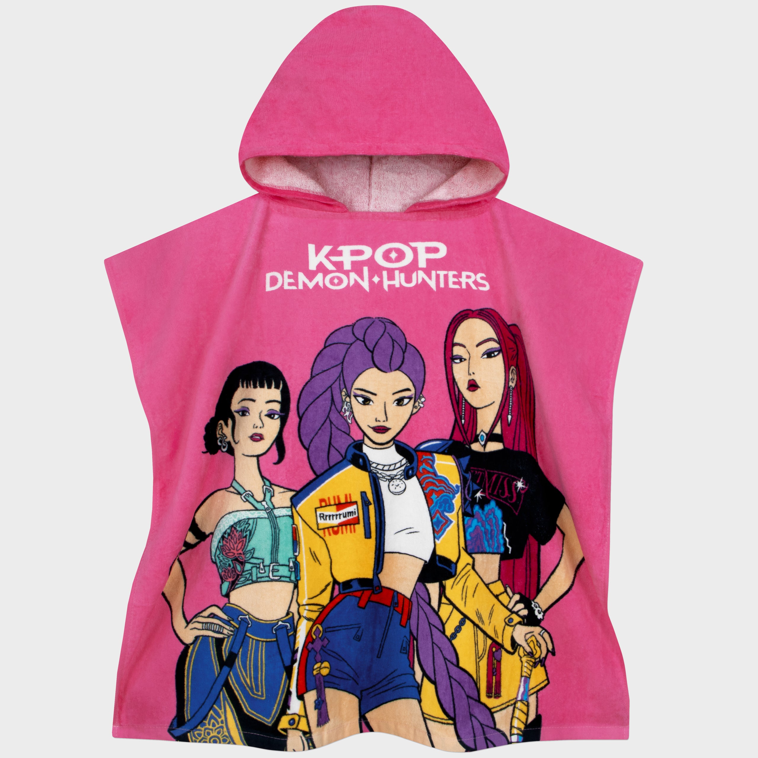 K-Pop Demon Hunters Huntrix Towel Poncho