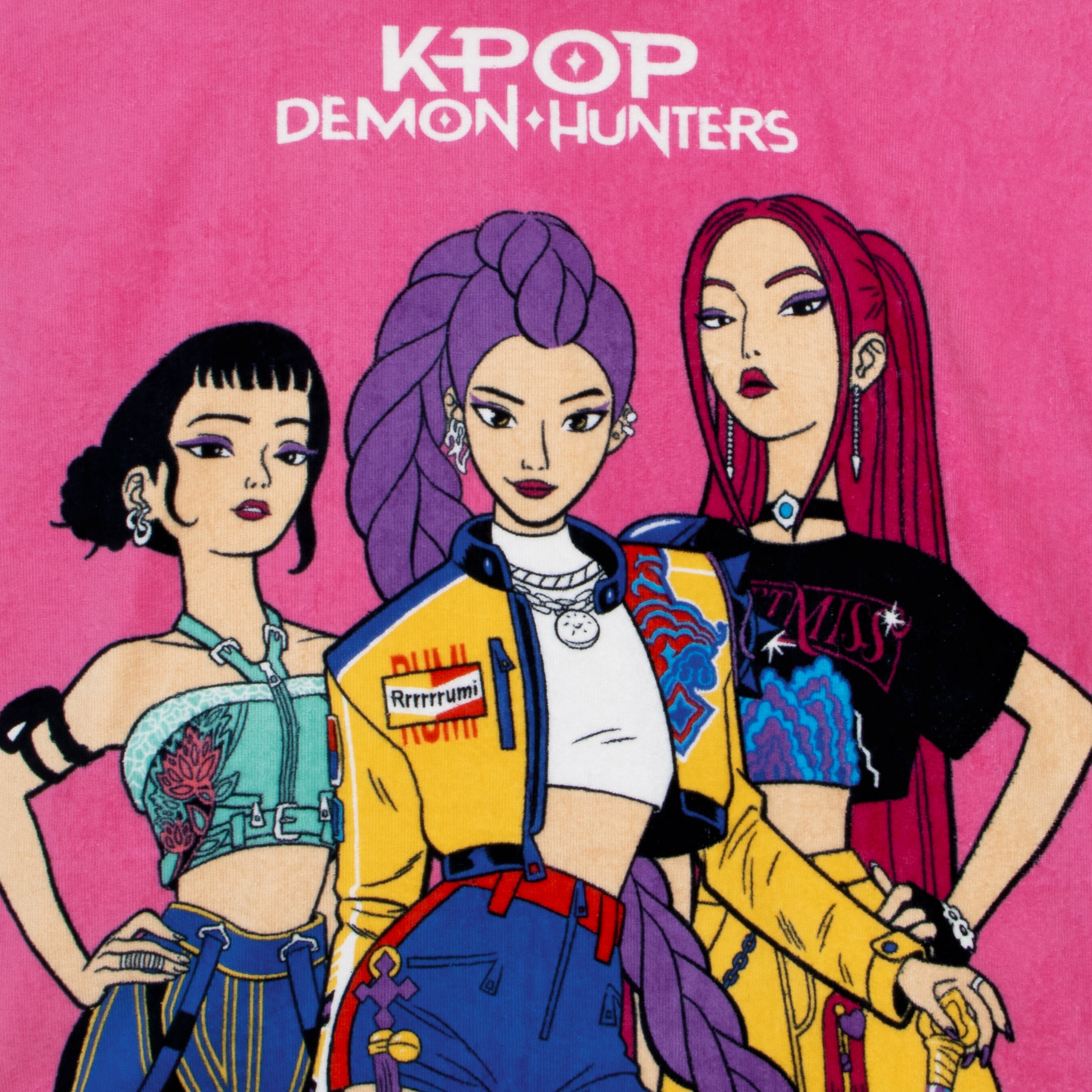 K-Pop Demon Hunters Huntrix Towel Poncho