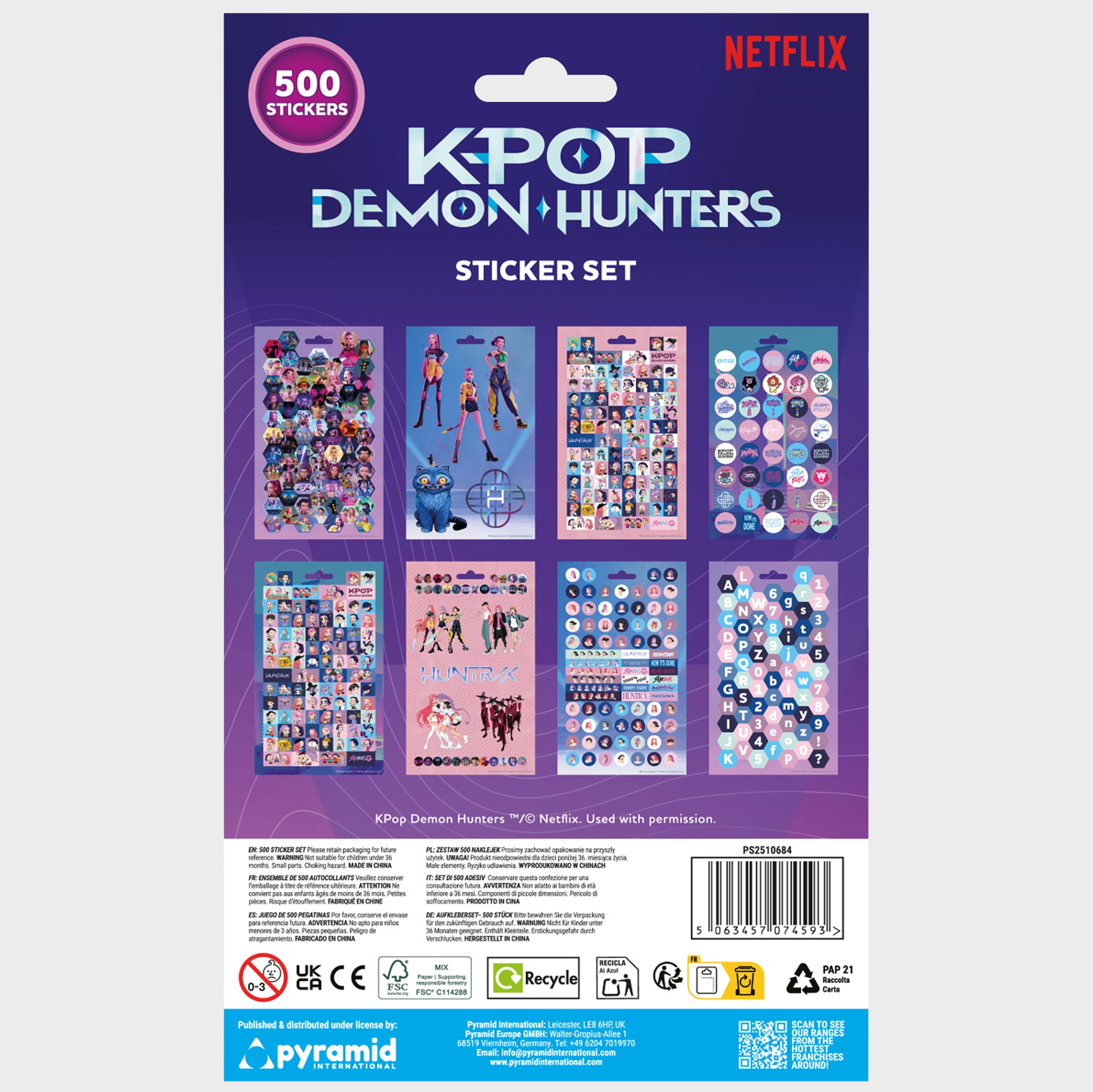 Kpop Demon Hunters Crafts | Sticker Book | ONE SIZE