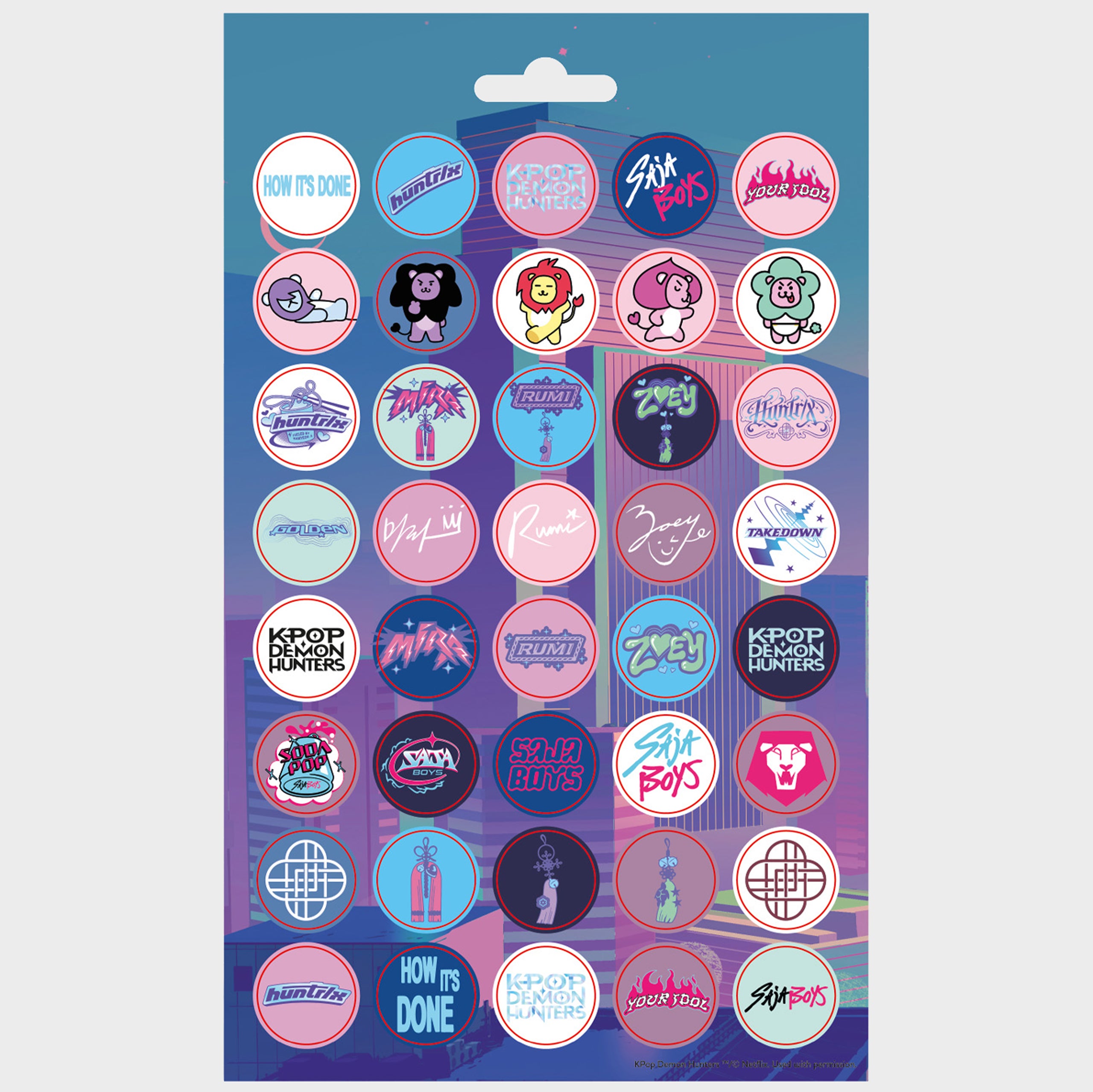 Kpop Demon Hunters Crafts | Sticker Book | ONE SIZE