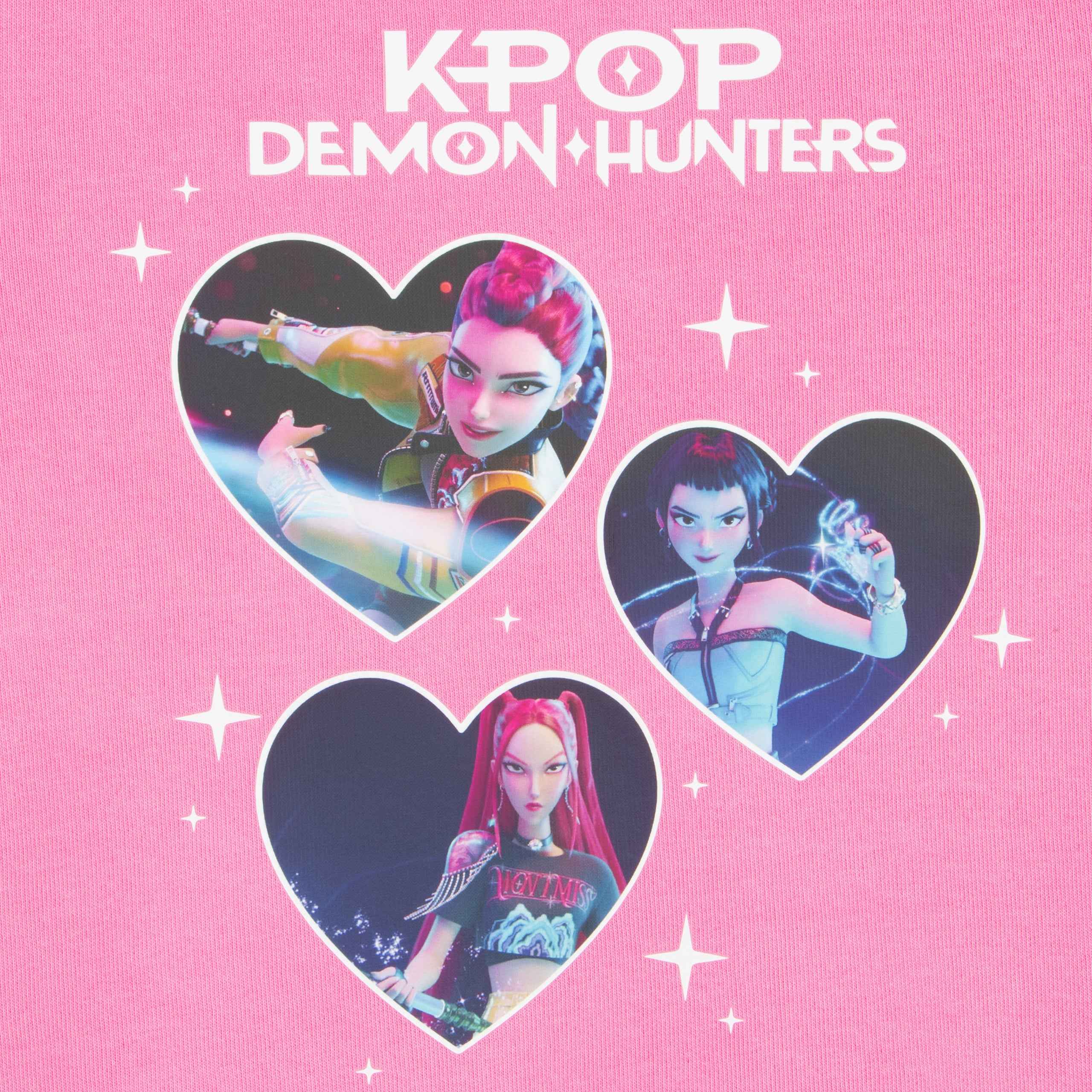 KPop Demon Hunters Sweatshirt- Hearts