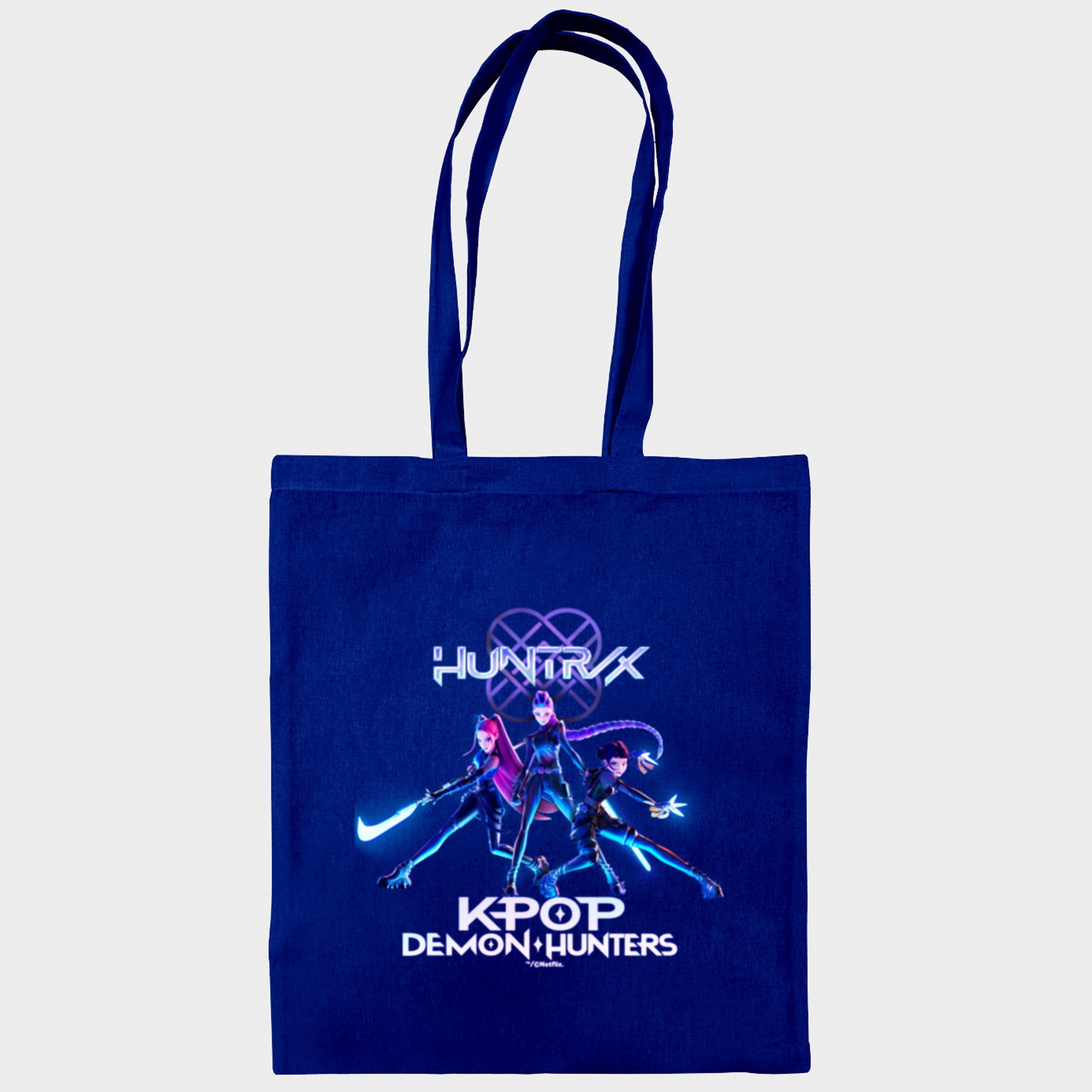 Kpop Demon Hunters Trio Navy Tote Bag