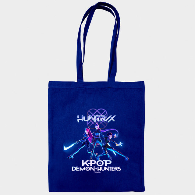 Kpop Demon Hunters Trio Navy Tote Bag