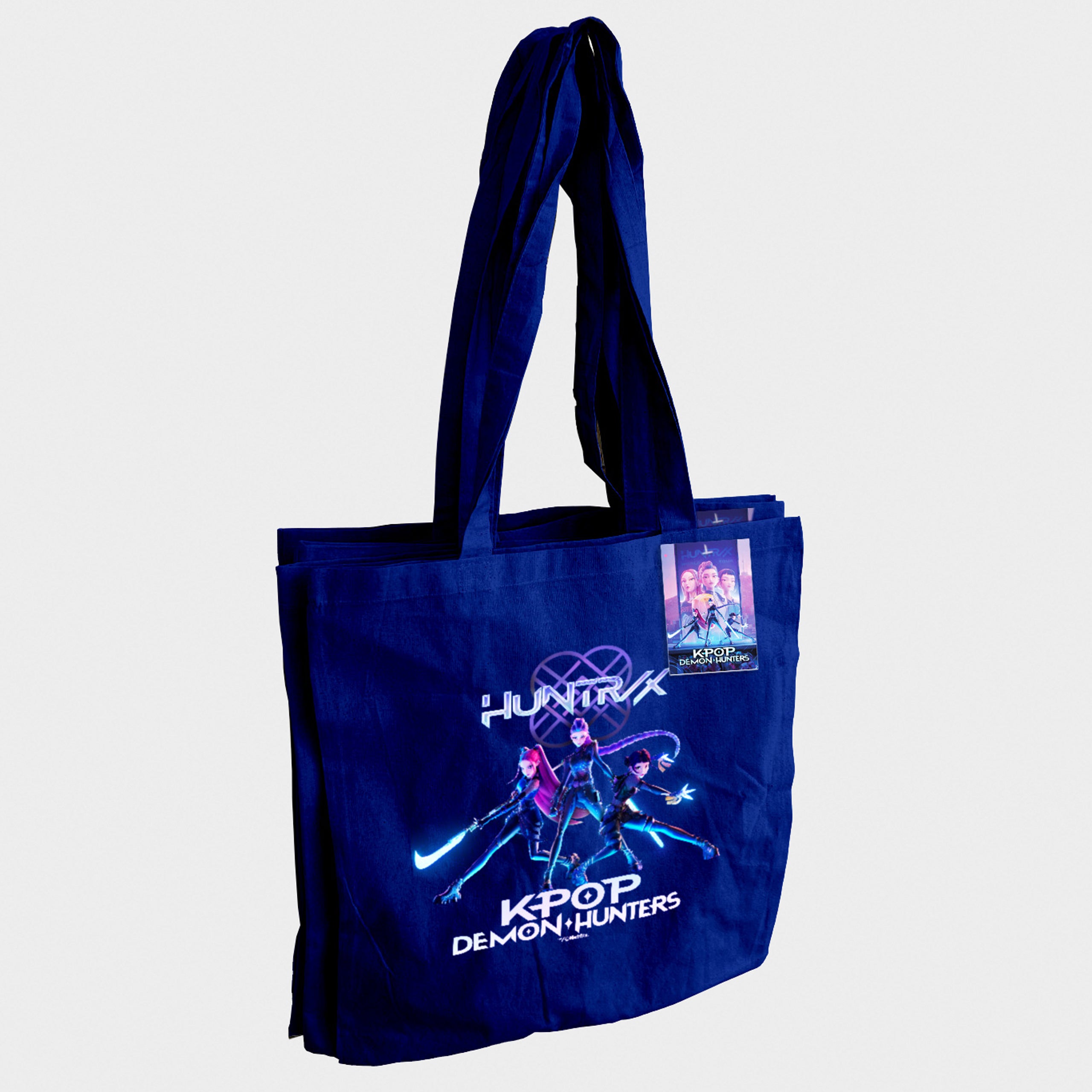 Kpop Demon Hunters Trio Navy Tote Bag