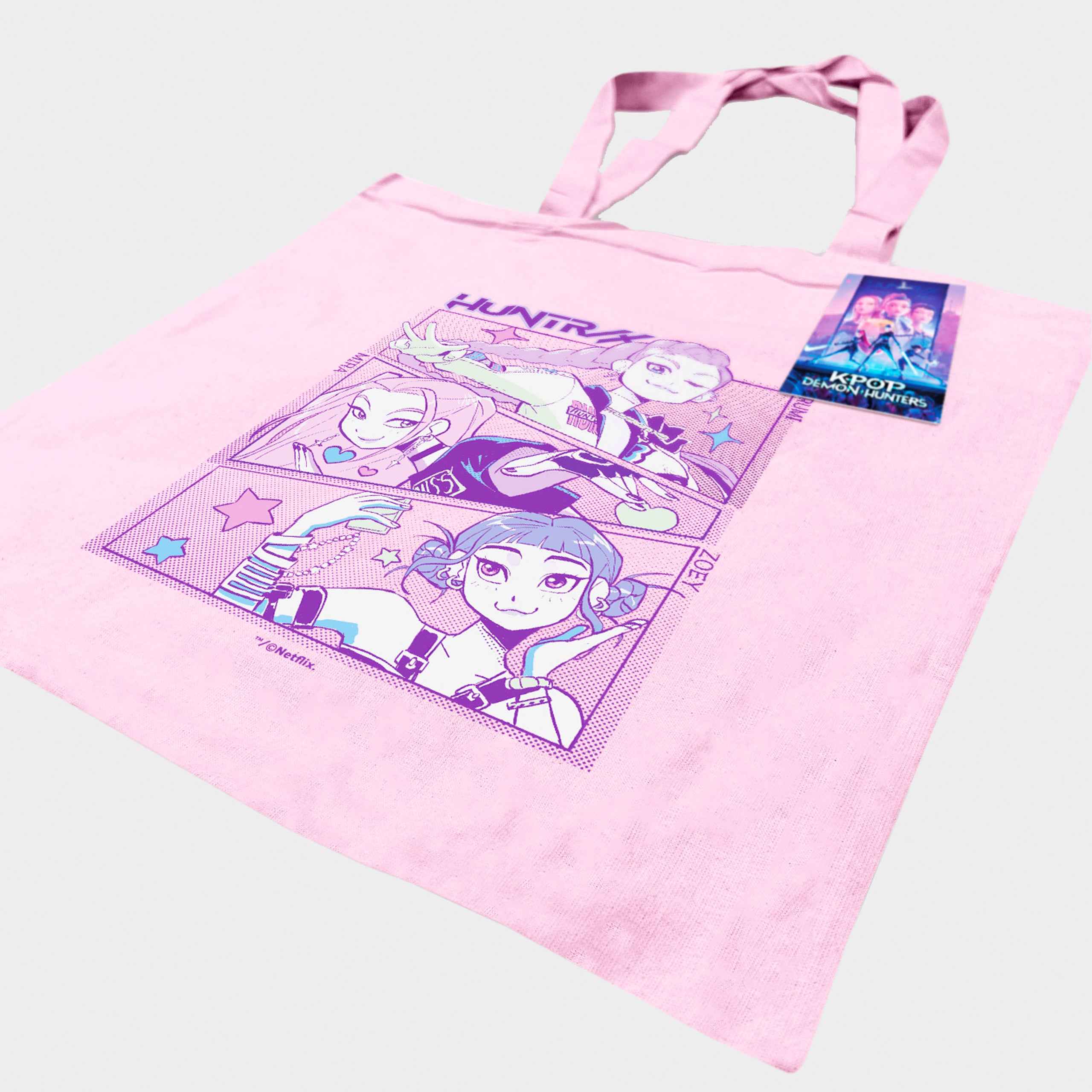 Kpop Demon Hunters Light Pink Tote Bag