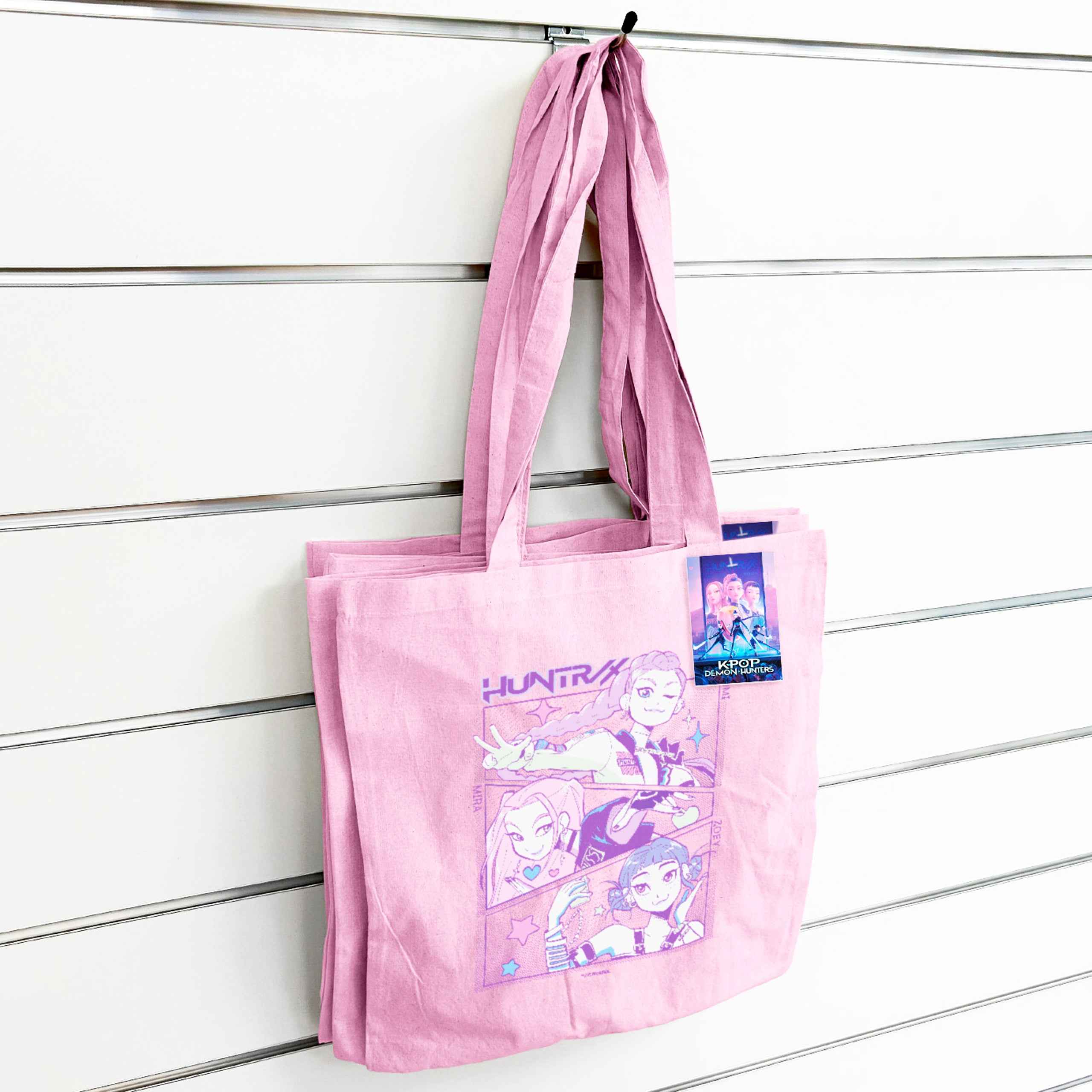 Kpop Demon Hunters Light Pink Tote Bag