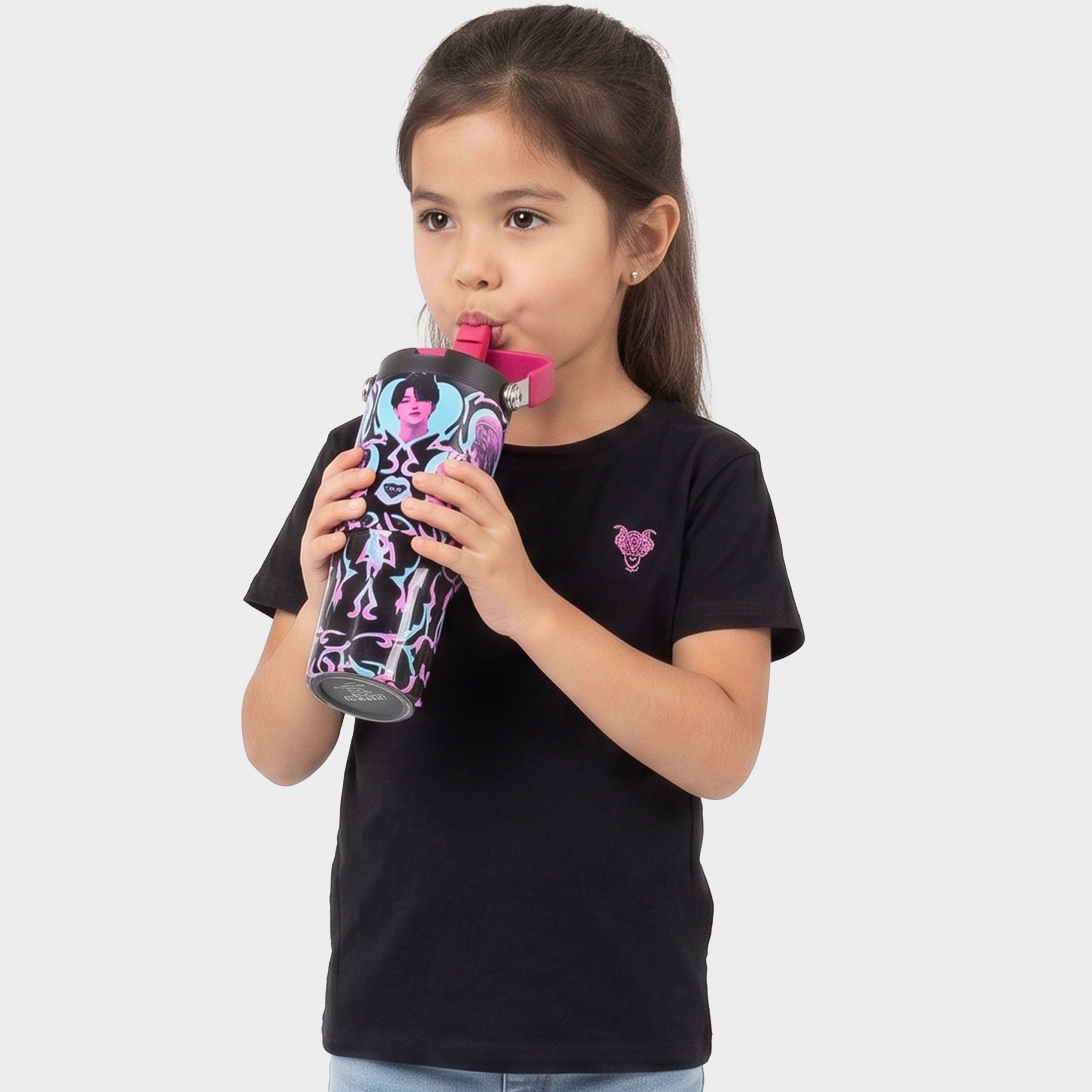 KPop Demon Hunters Sajaboys Water Bottle