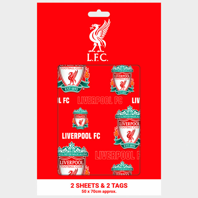 Liverpool Fc Gift Wrap And Tags