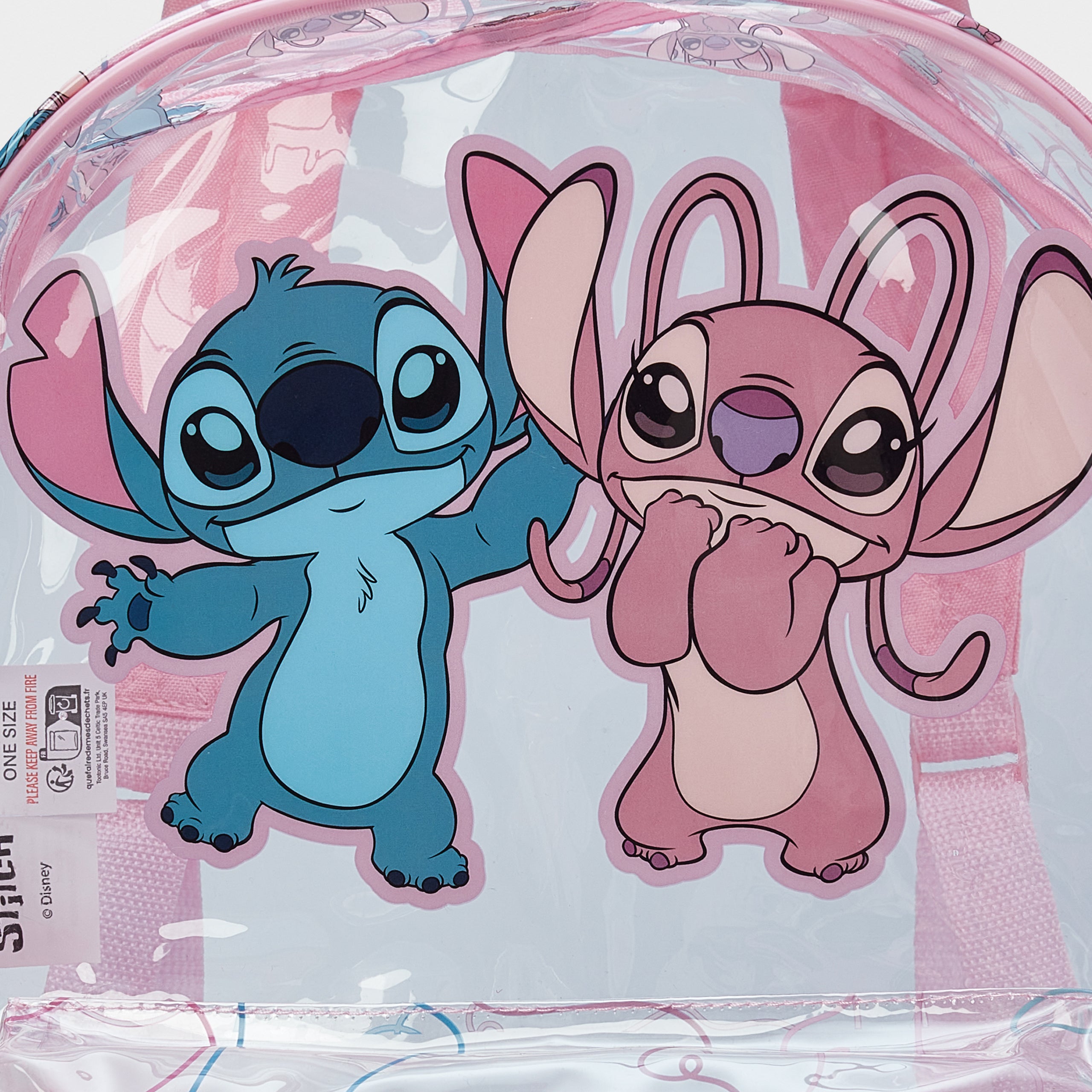 Lilo & Stitch Transparent Backpack