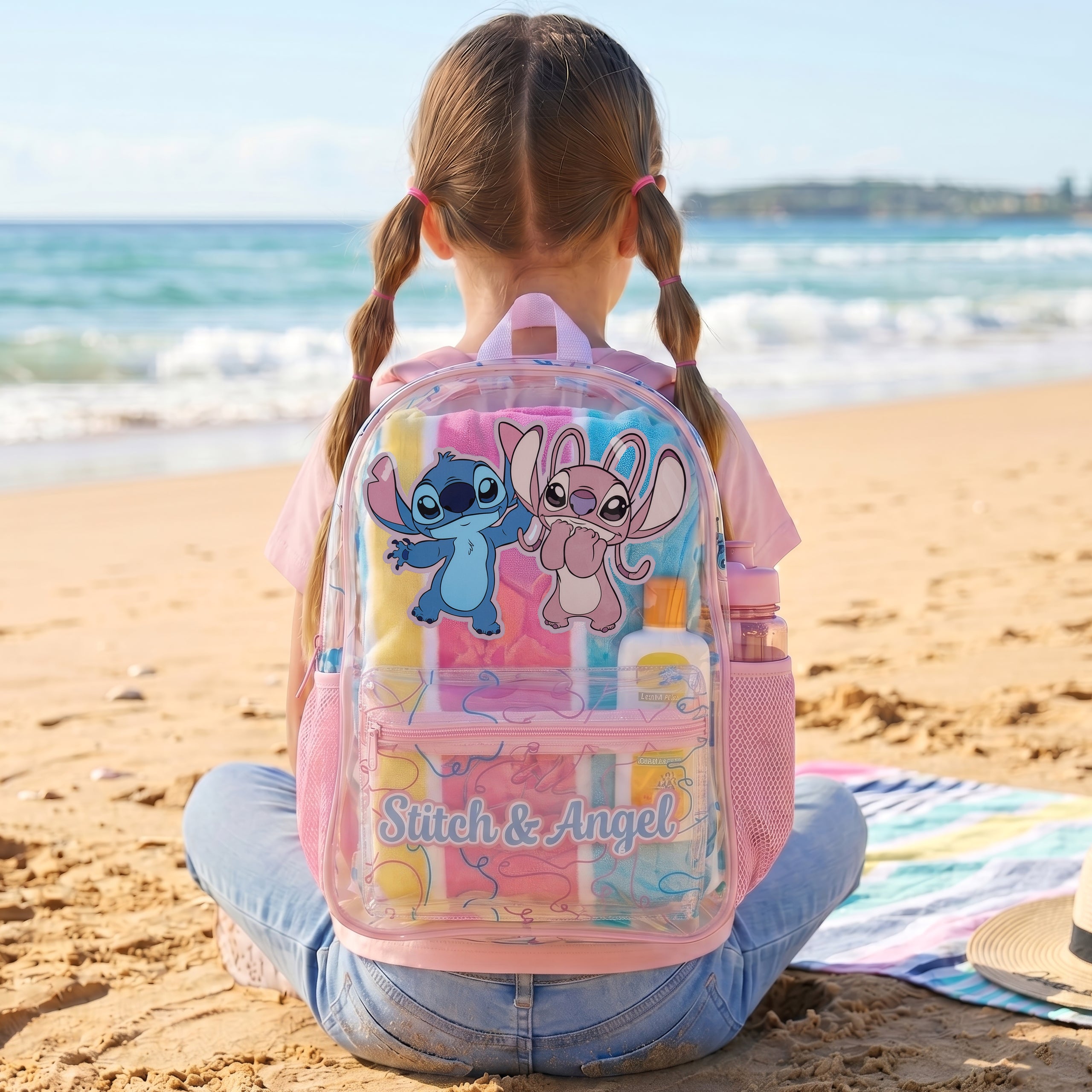 Disney Lilo & Stitch Transparent Backpack