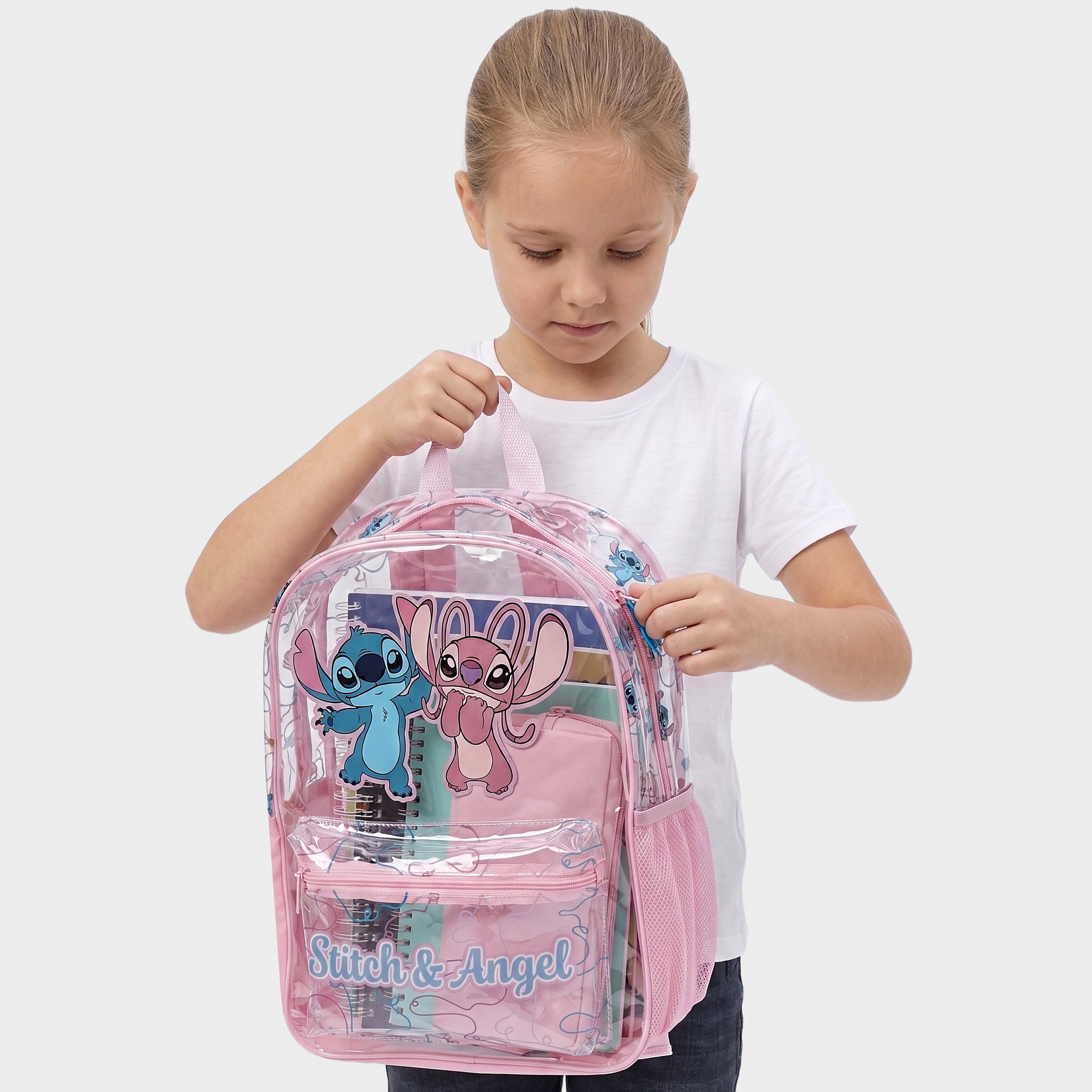Disney Lilo & Stitch Transparent Backpack