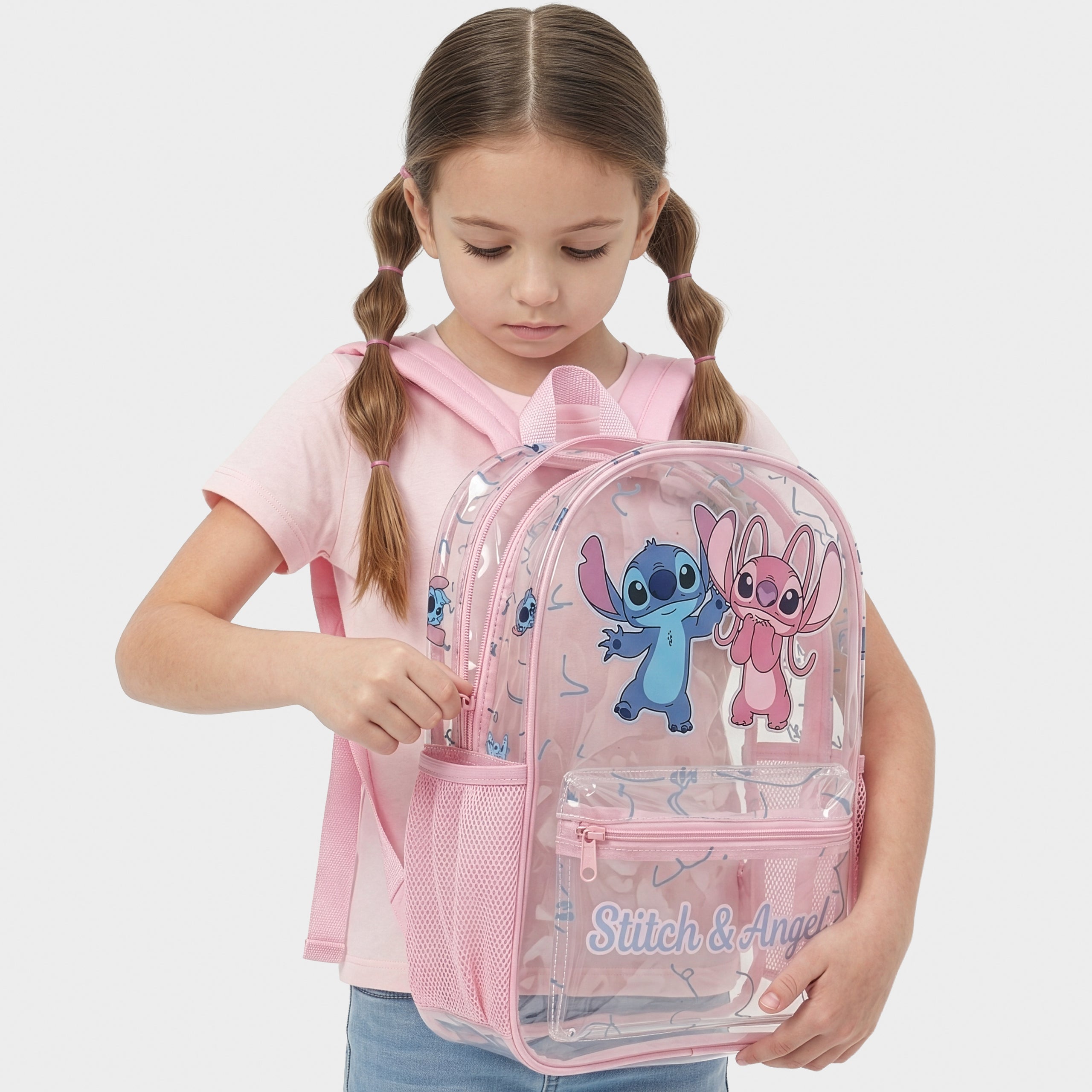 Lilo & Stitch Transparent Backpack