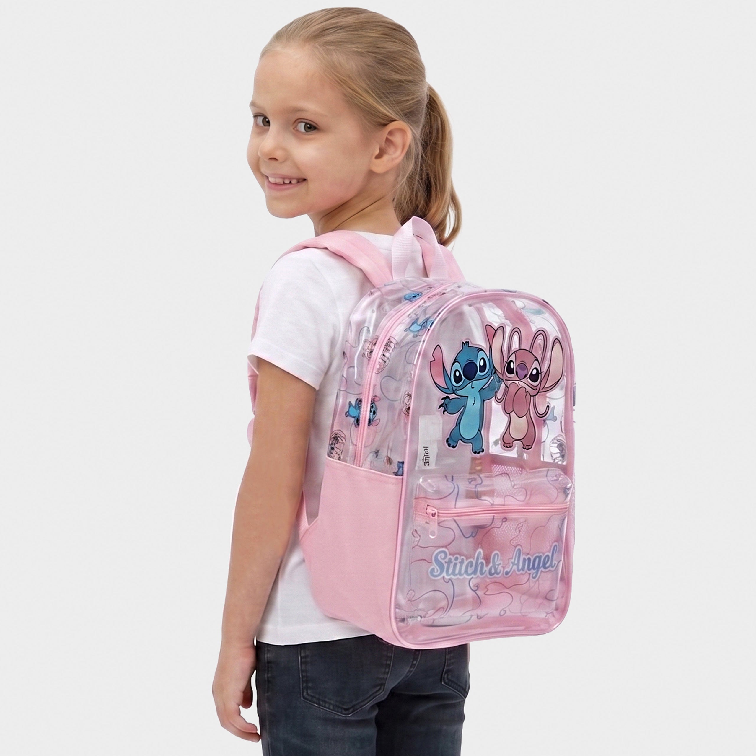 Disney Lilo & Stitch Transparent Backpack