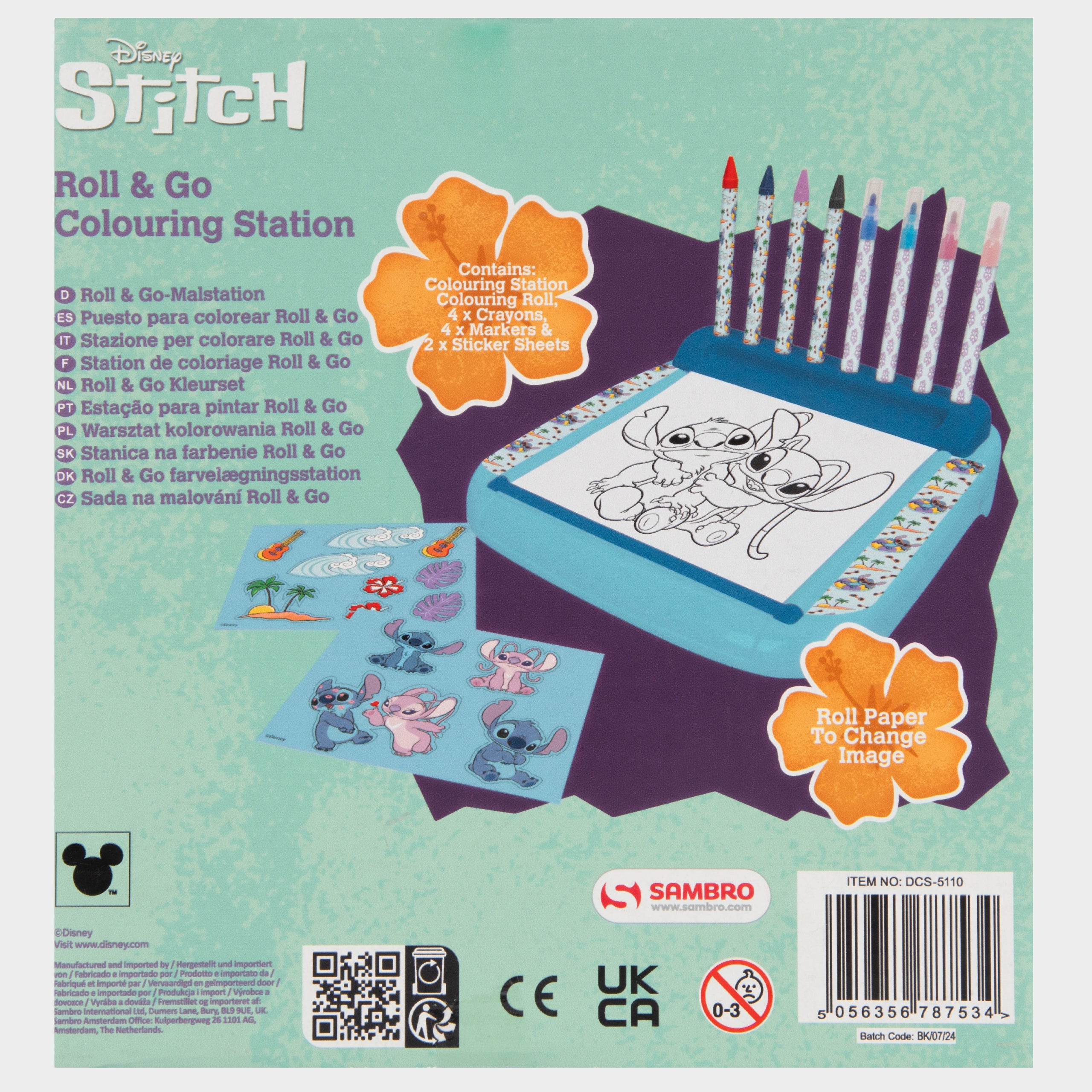 Lilo & Stitch Roll and Go Colouring Station – Character.com