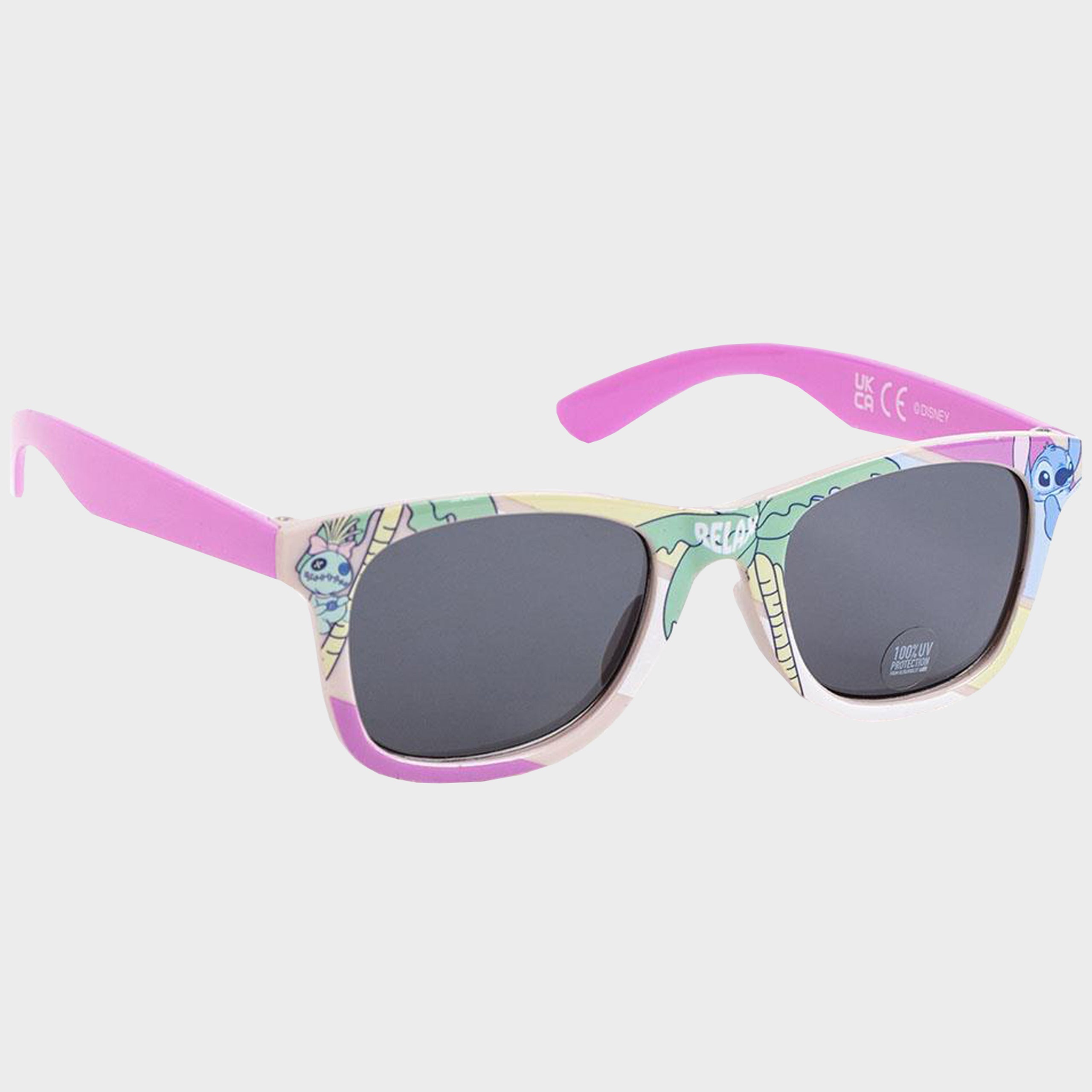 Lilo & Stitch Pink Cap and Sunglasses Set