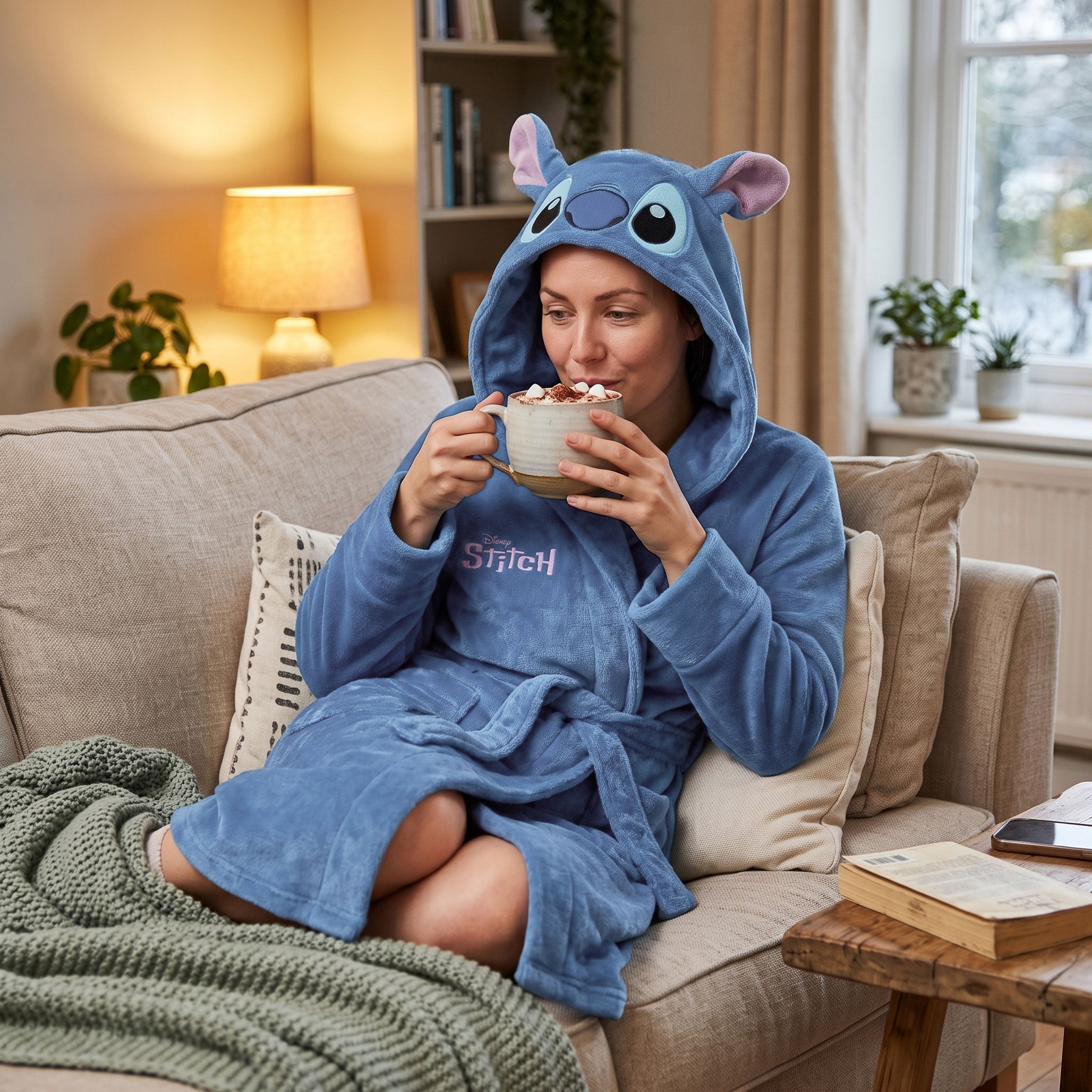 Disney Lilo And Stitch 3D Ears Dressing Gown