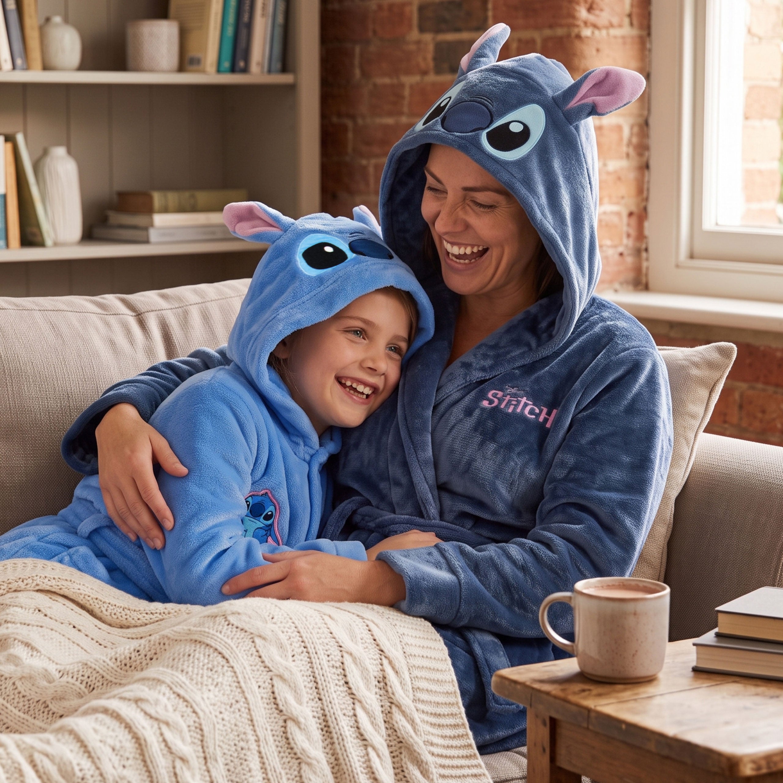 Disney Lilo And Stitch Dressing Gown - 3D Ears