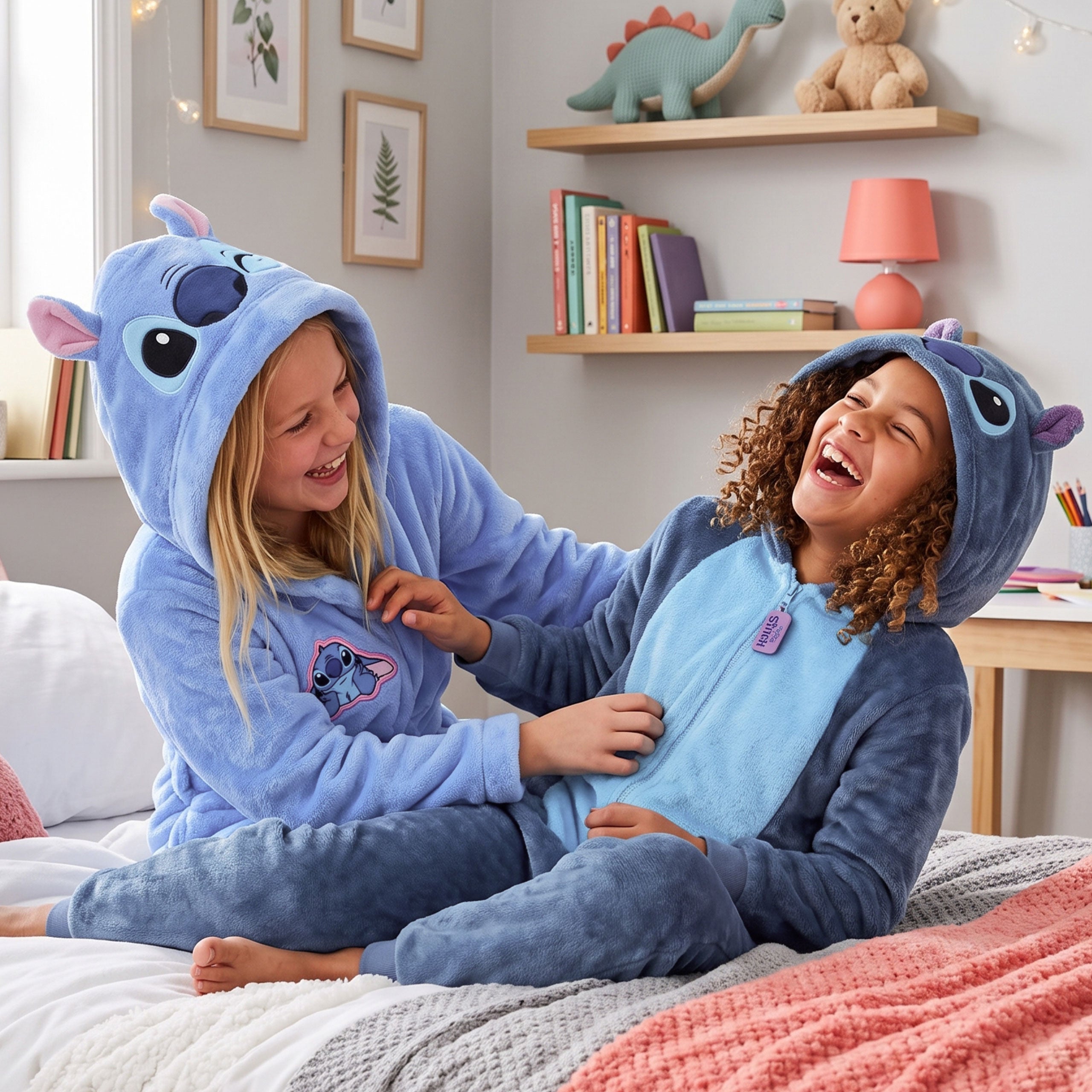 Disney Lilo And Stitch Dressing Gown - 3D Ears