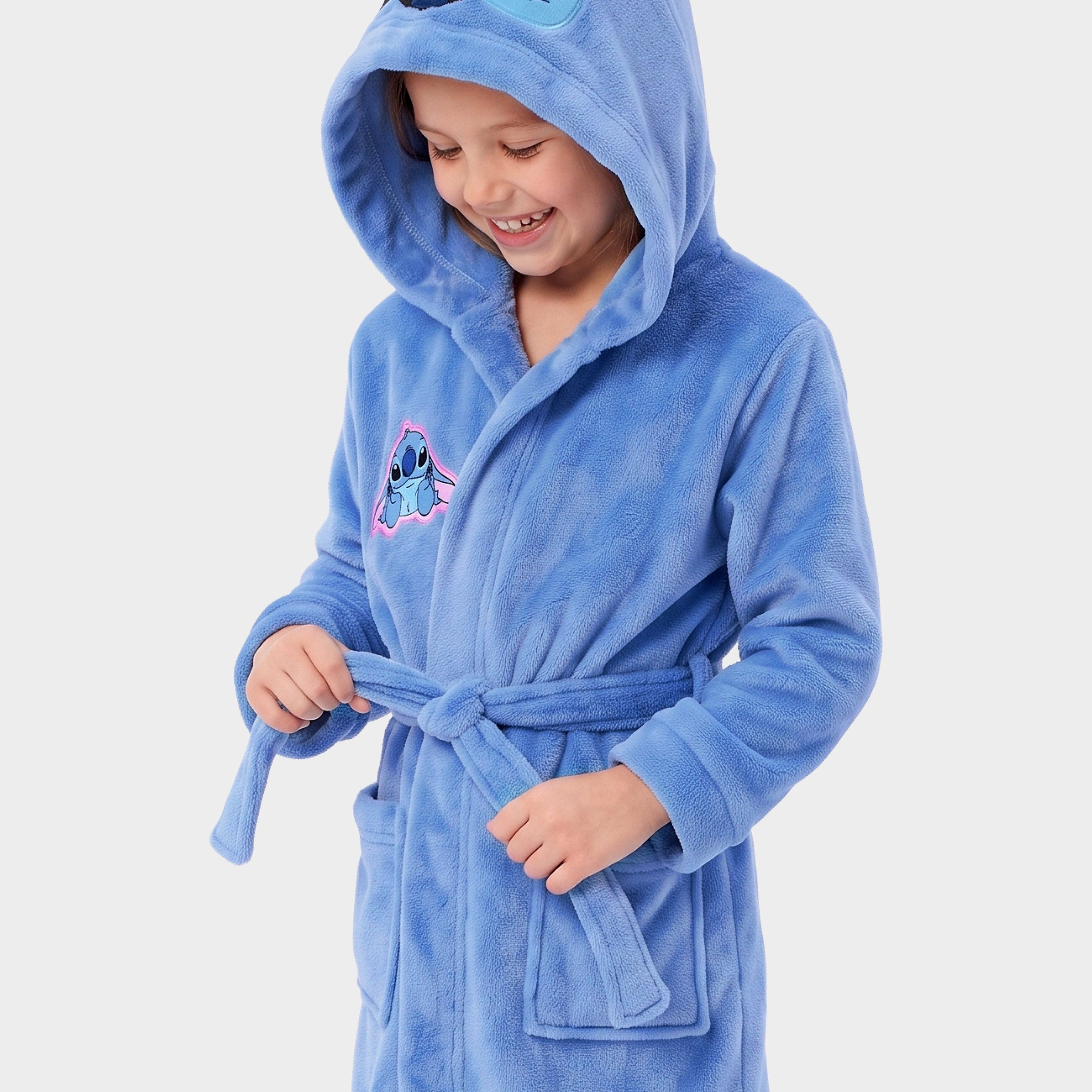 Disney Lilo And Stitch Dressing Gown - 3D Ears
