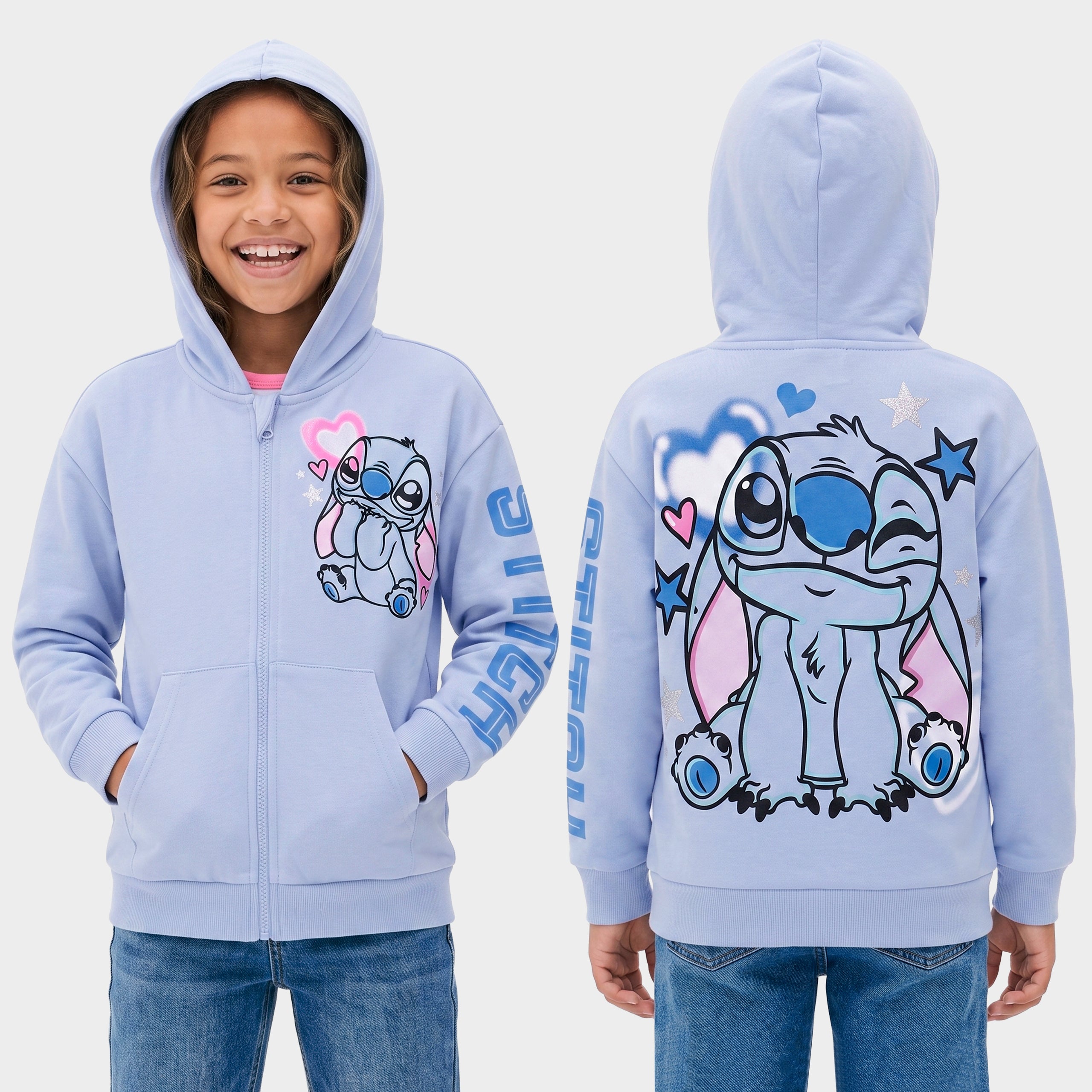Disney Lilo & Stitch Glitter Hoodie