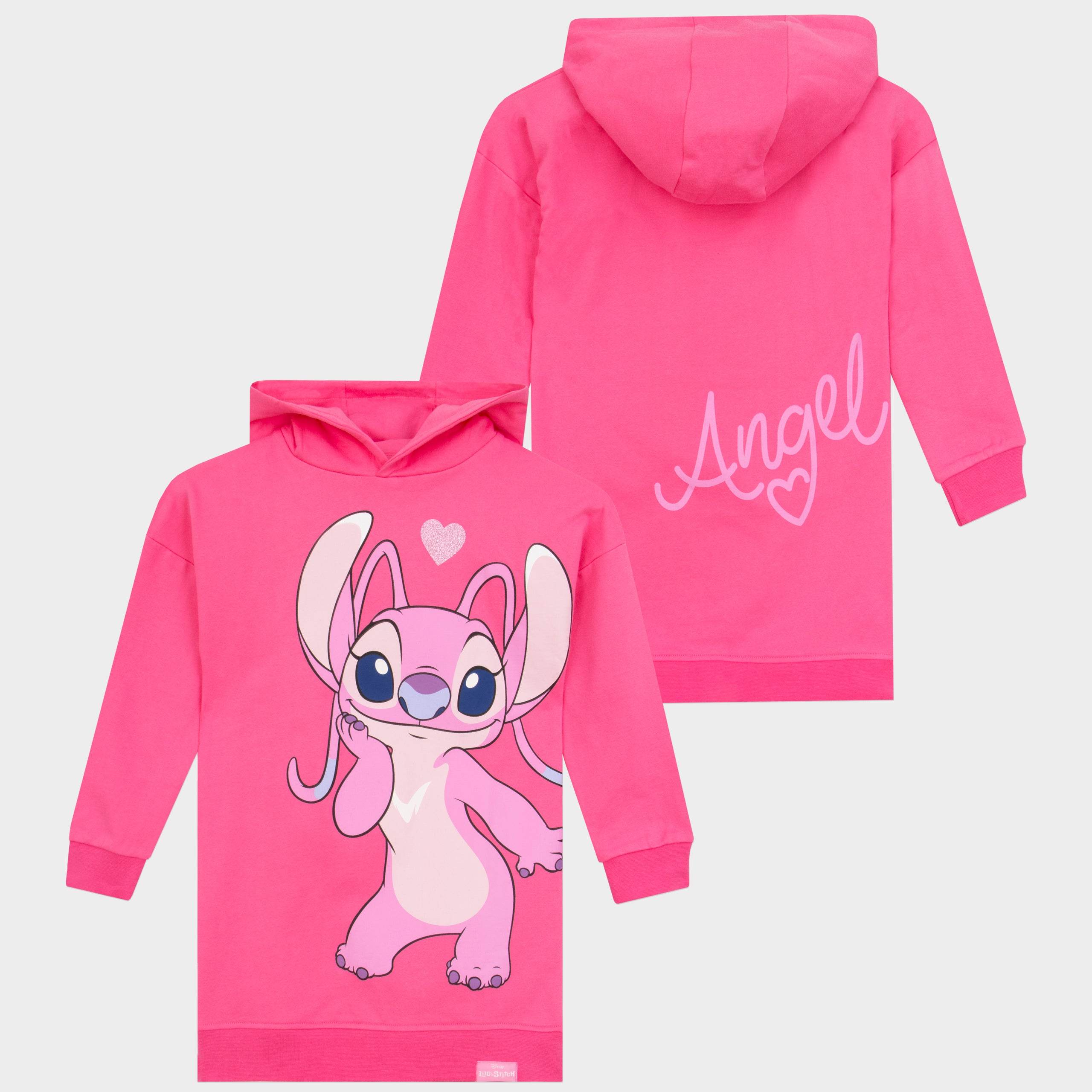 Lilo And Stitch Longline Hoodie - Angel - Character.com