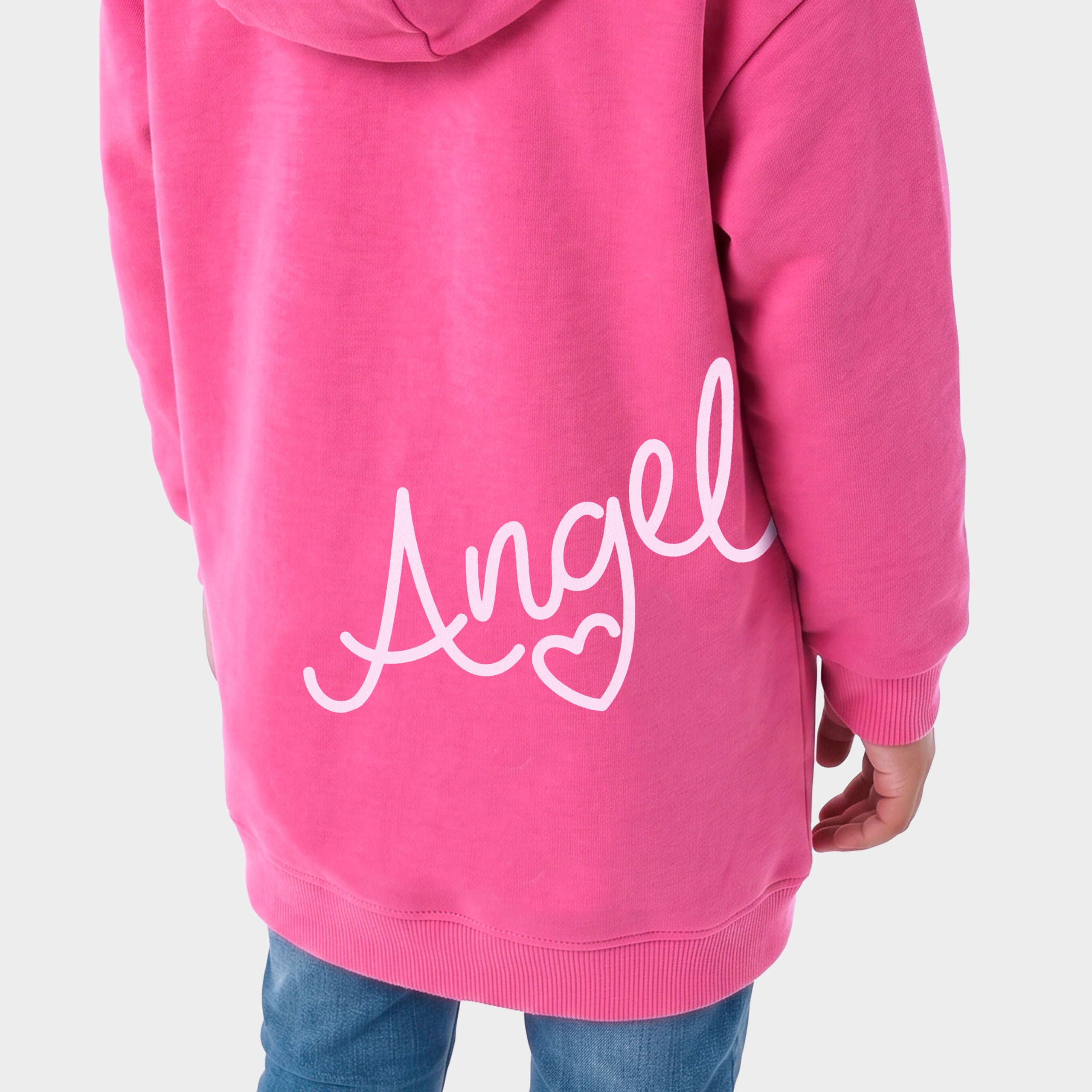 Lilo And Stitch Longline Hoodie - Angel