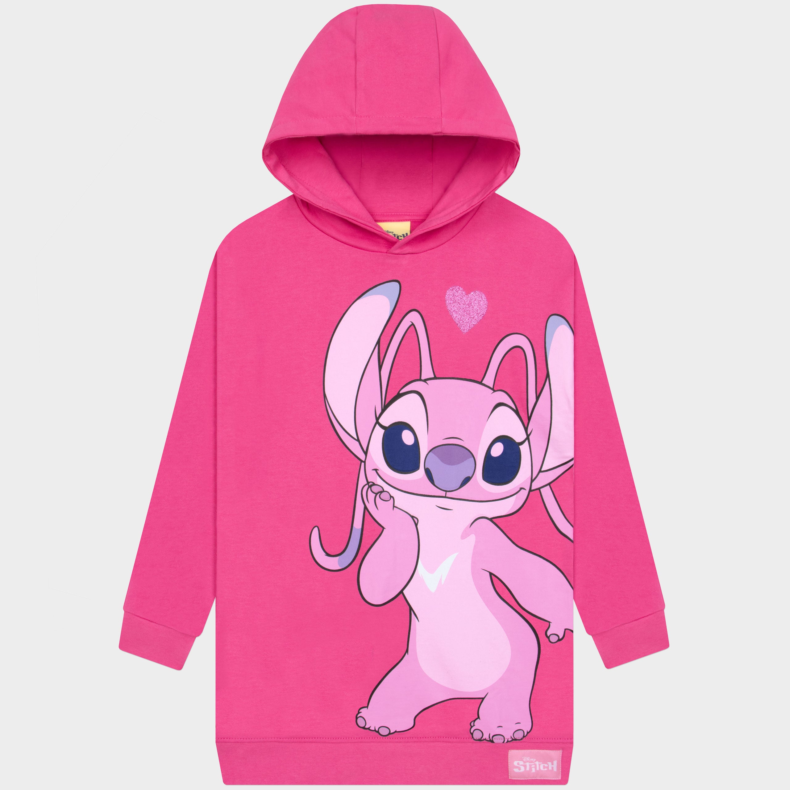 Lilo And Stitch Longline Hoodie - Angel