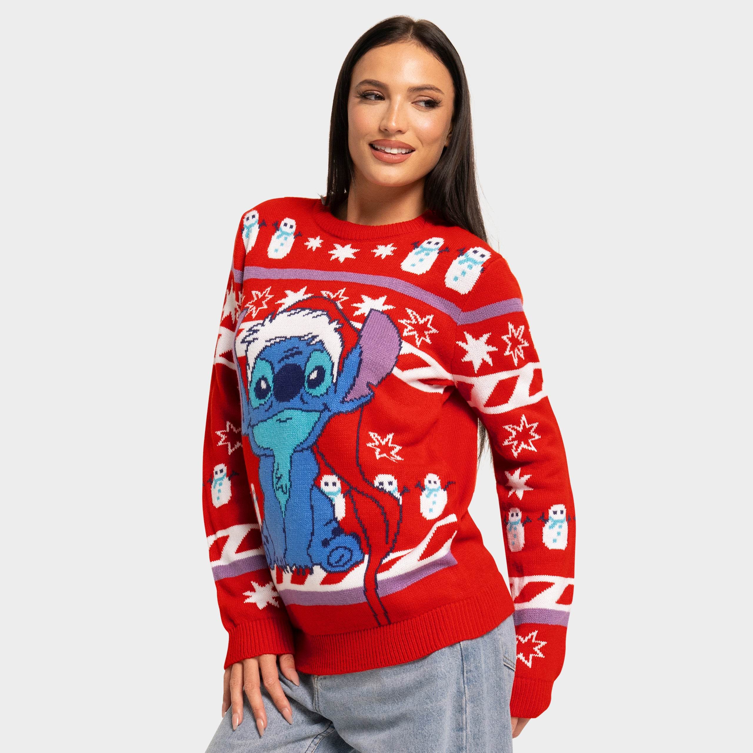 Lilo And Stitch Womens Christmas Jumper - Character.com