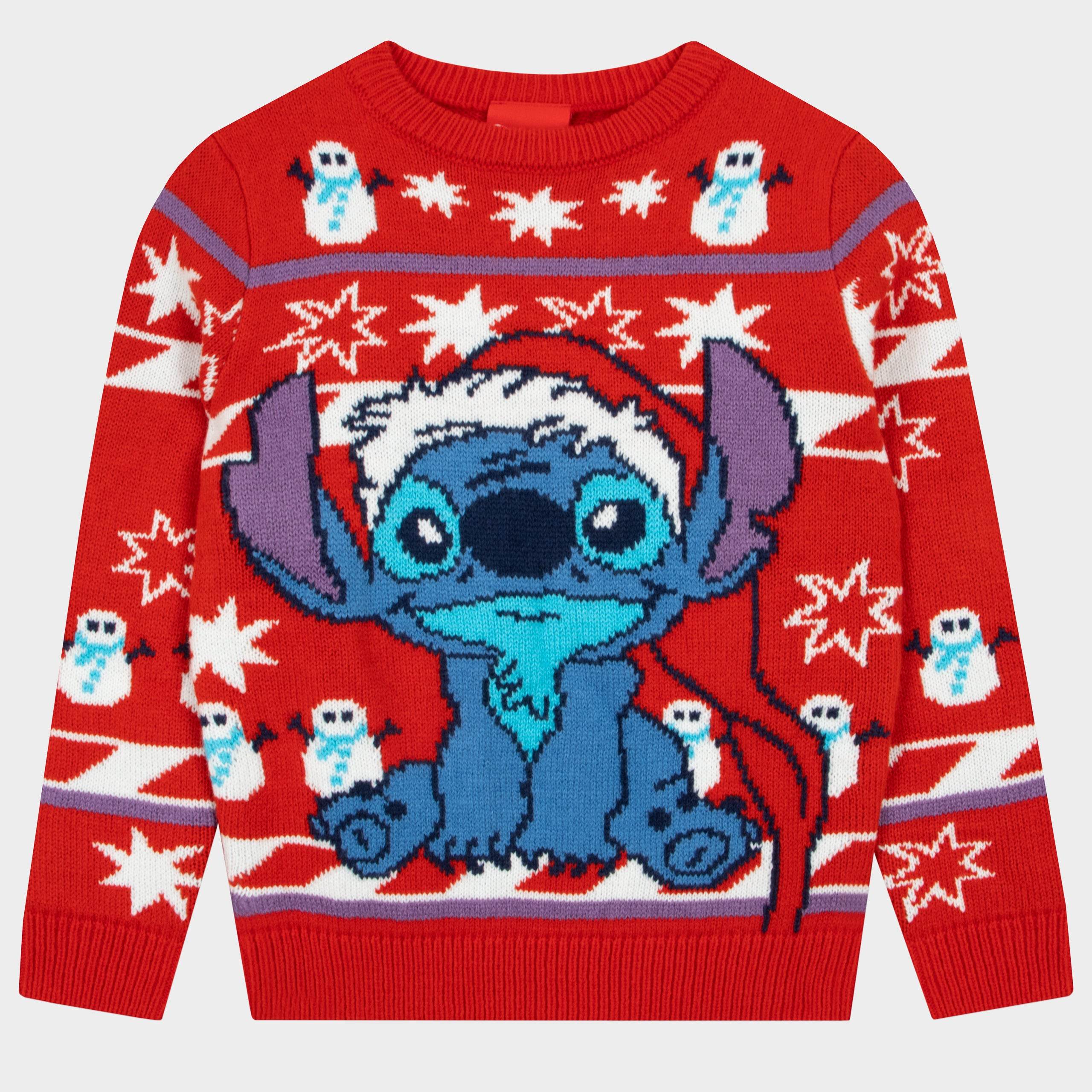 Lilo And Stitch Girls Christmas Jumper - Character.com