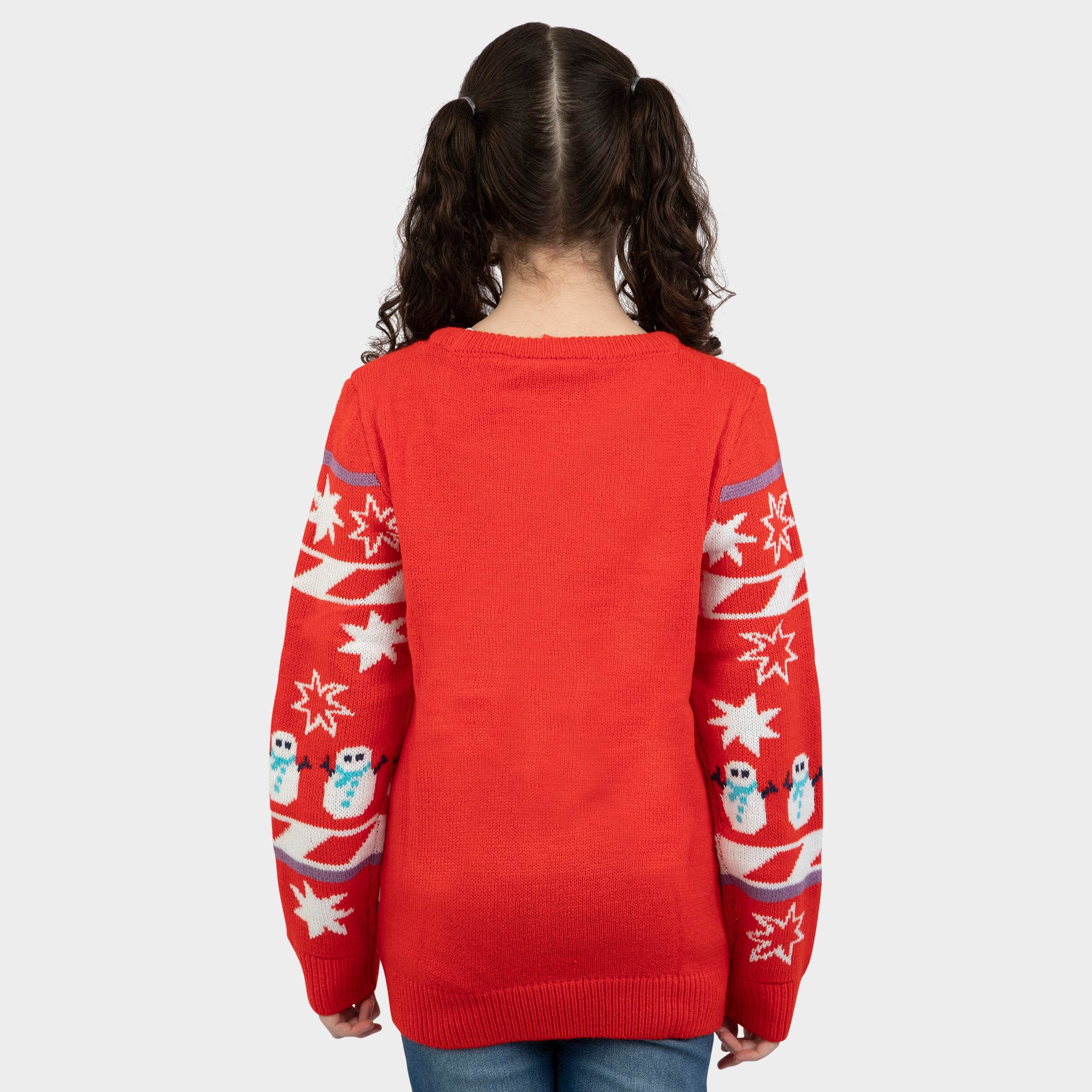 Lilo And Stitch Girls Christmas Jumper - Character.com