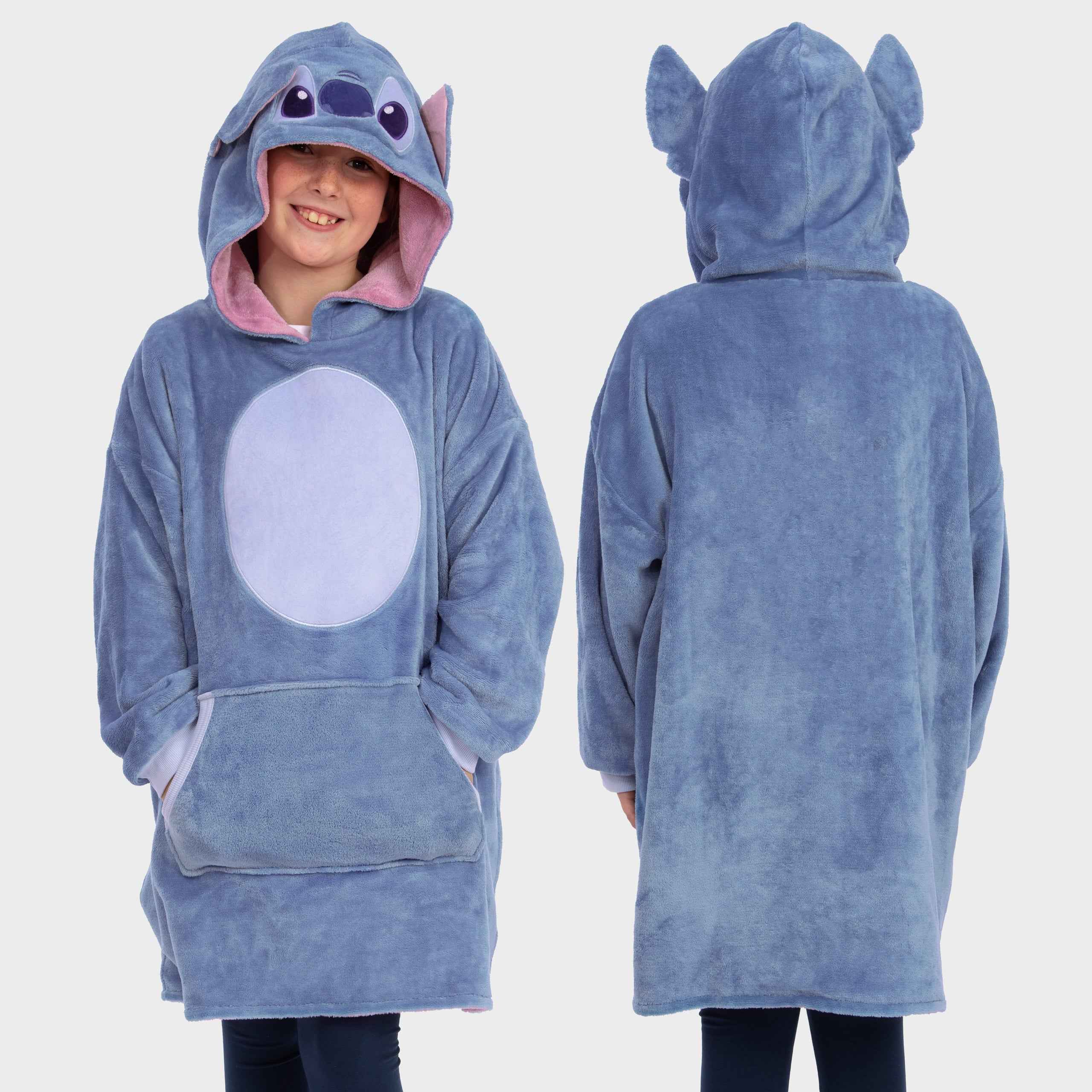 Stitch & Angel Reversible Hoodie Blanket