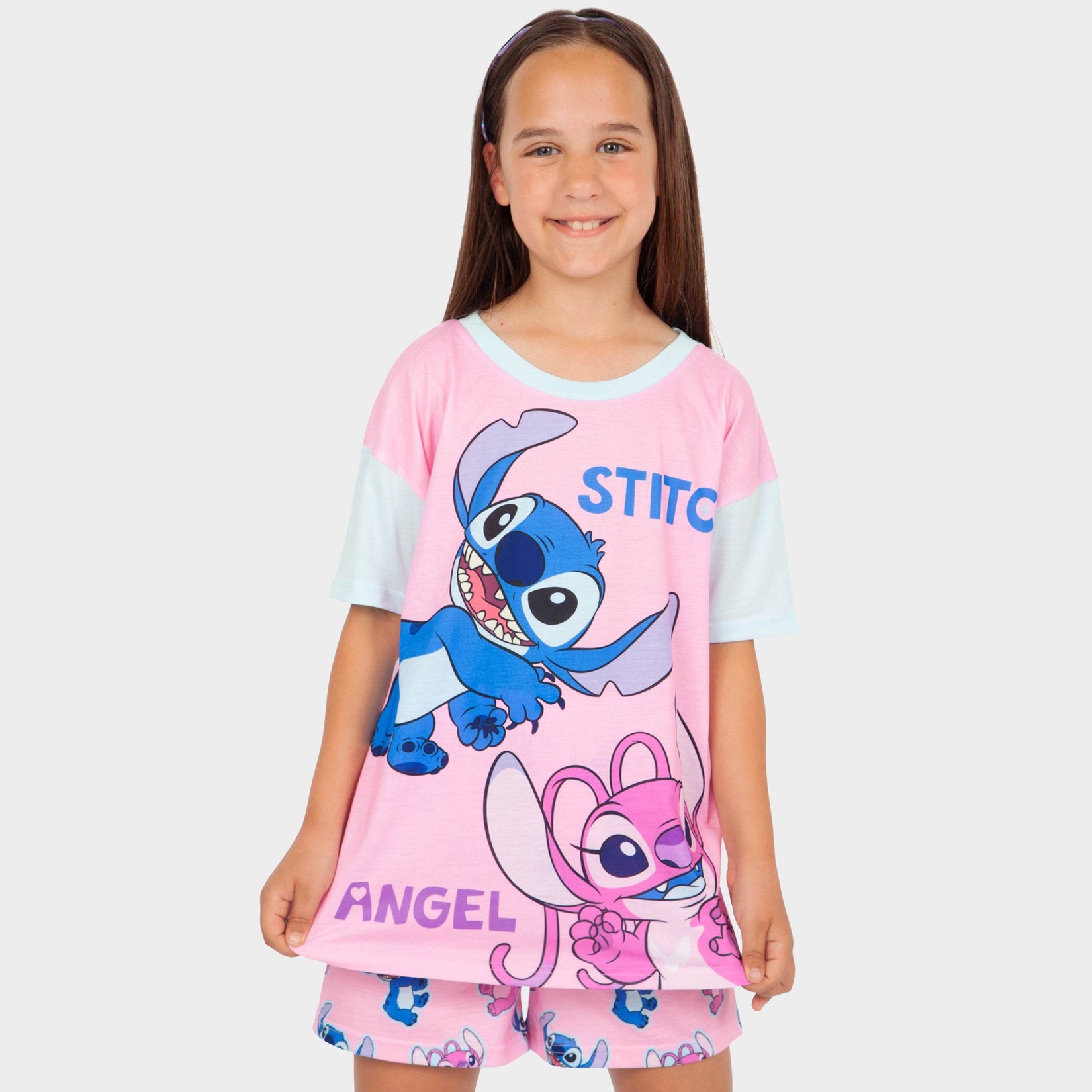 Disney Pyjamas | Girls Lilo And Stitch Short Pyjamas | Character.com