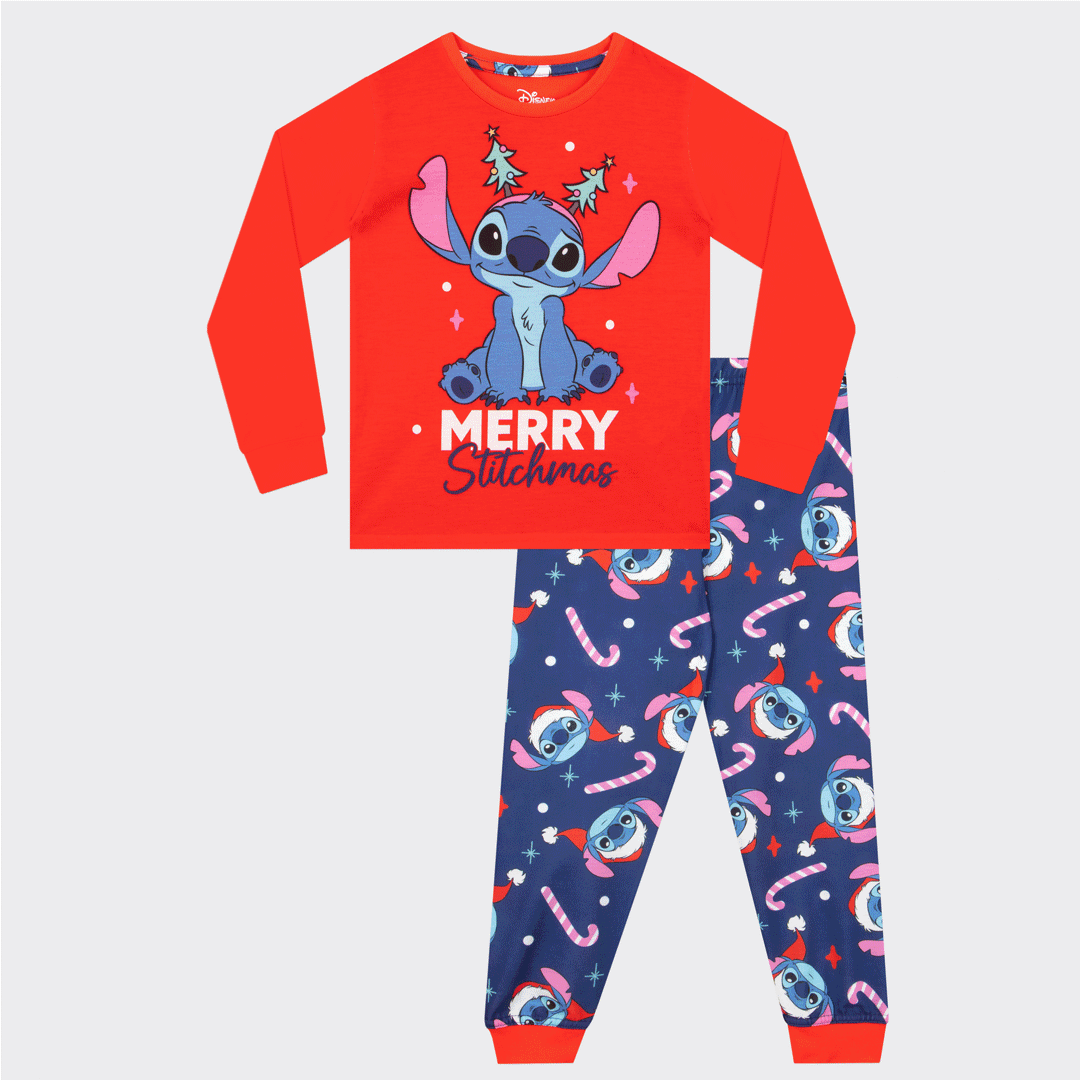 Stitch Christmas Disney Christmas Family Pajamas Lilo And Stitch