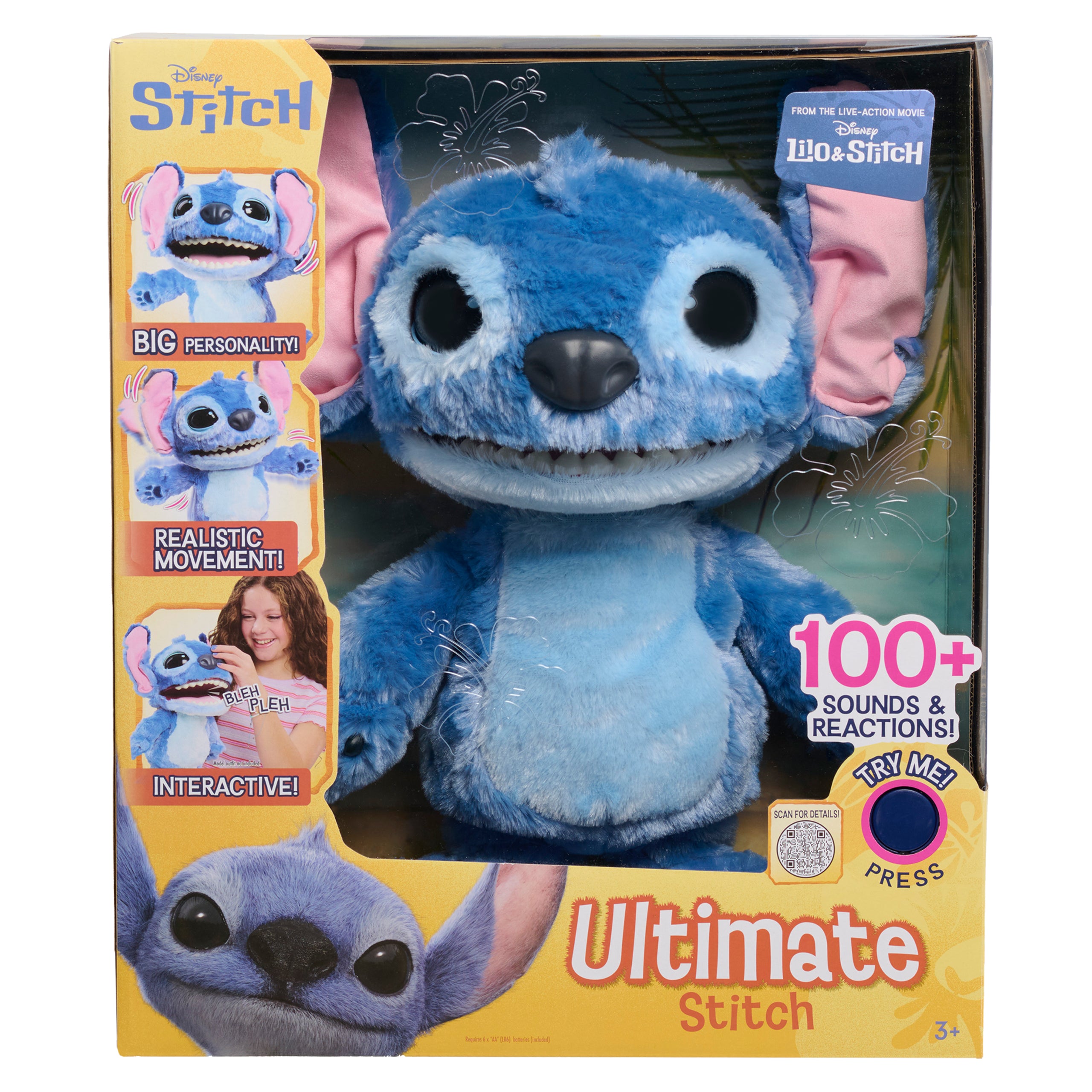 Ultimate Stitch Live Action Plush