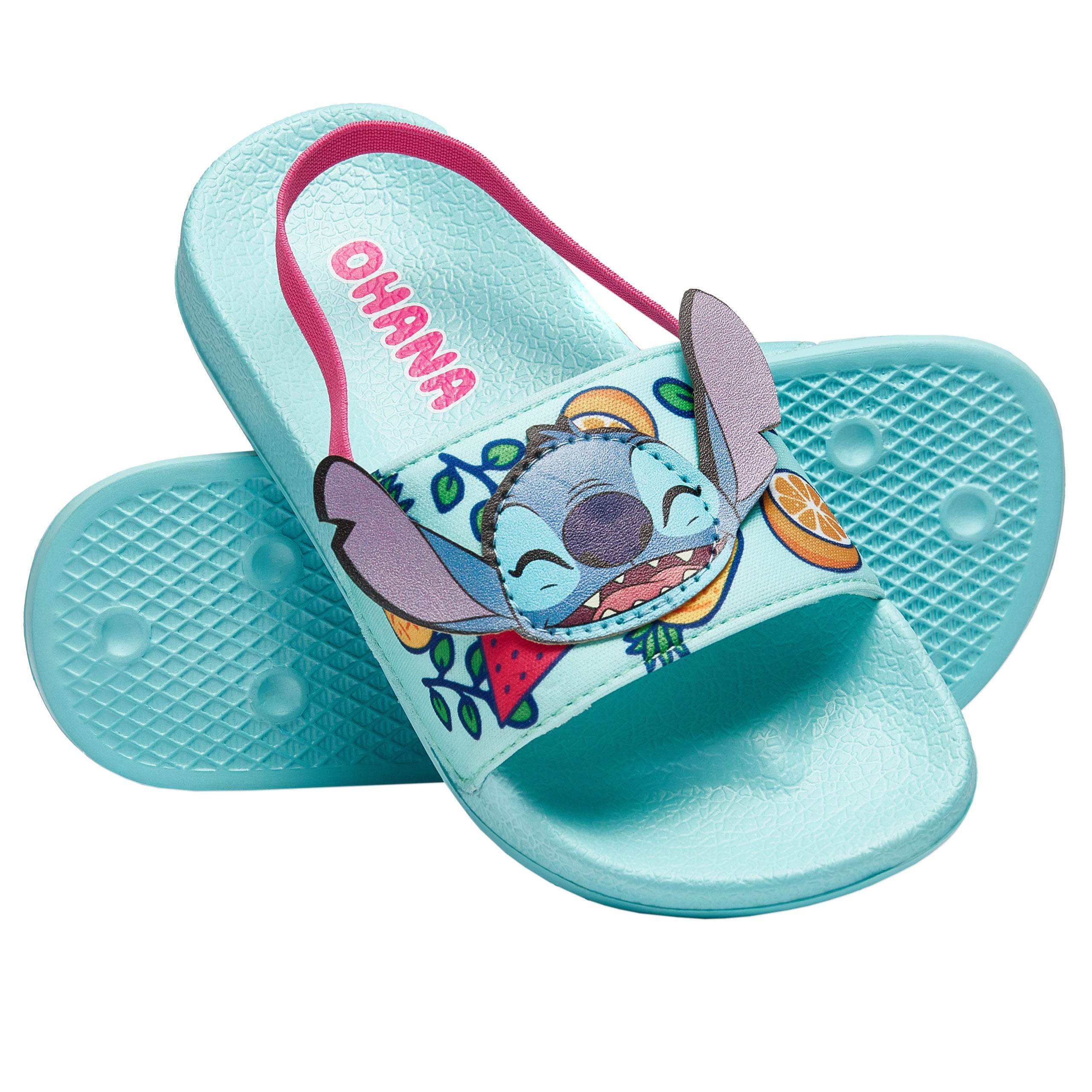 Girls Lilo And Stitch Sliders Stitch Shoes Disney Sandals