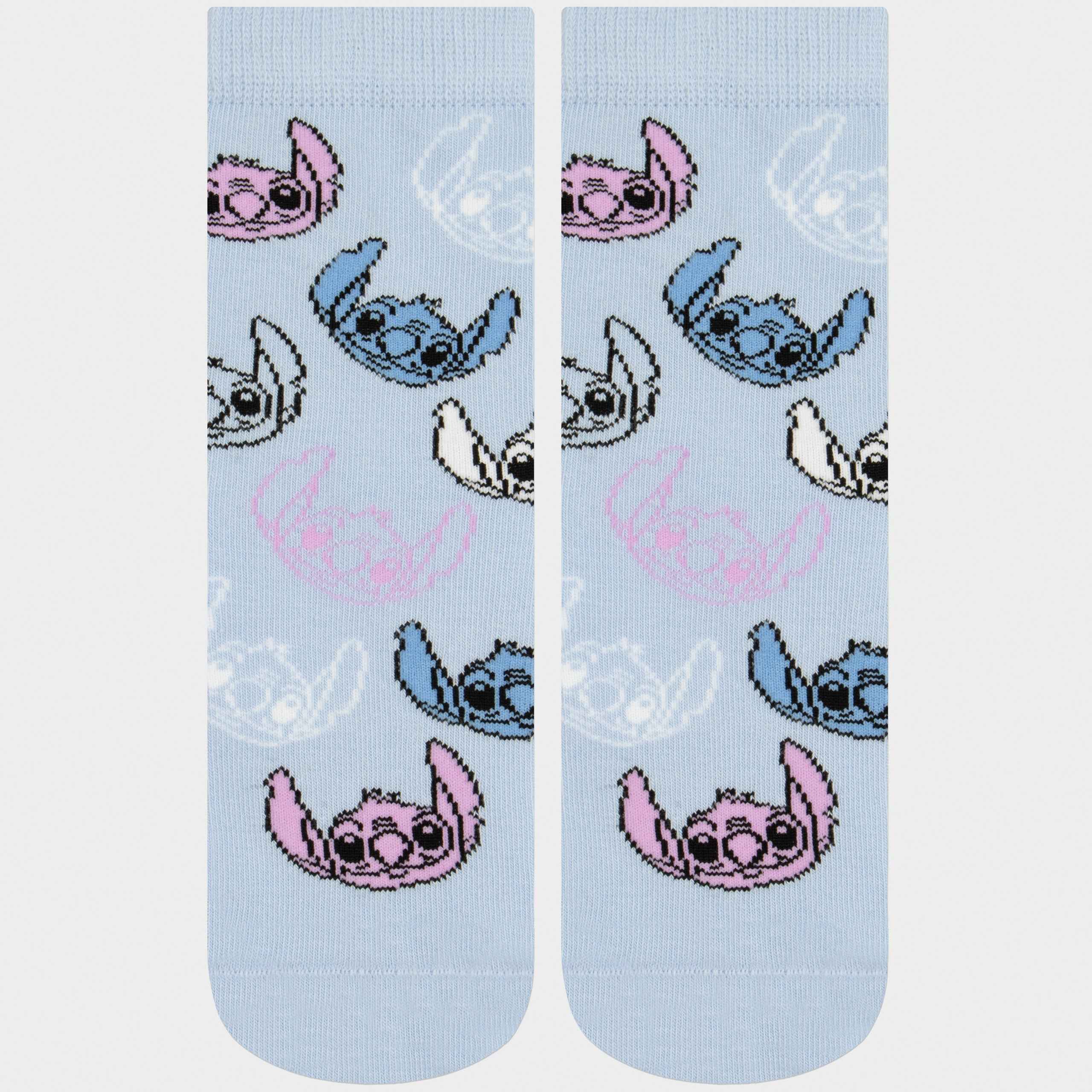 Disney Lilo And Stitch Pack Of 3 Socks