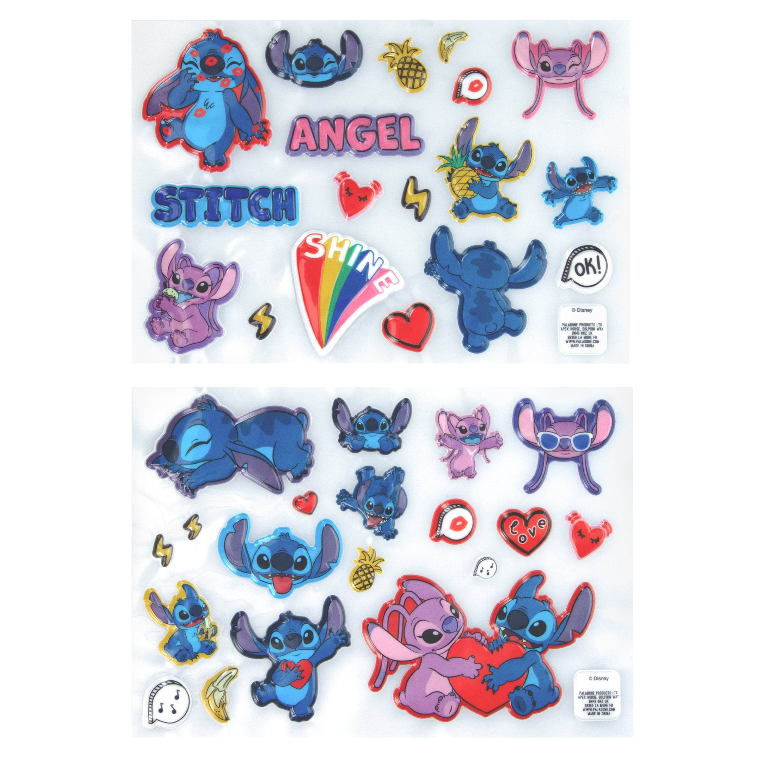 Disney Lilo and Stitch Puffy Gadget Decals - Character.com