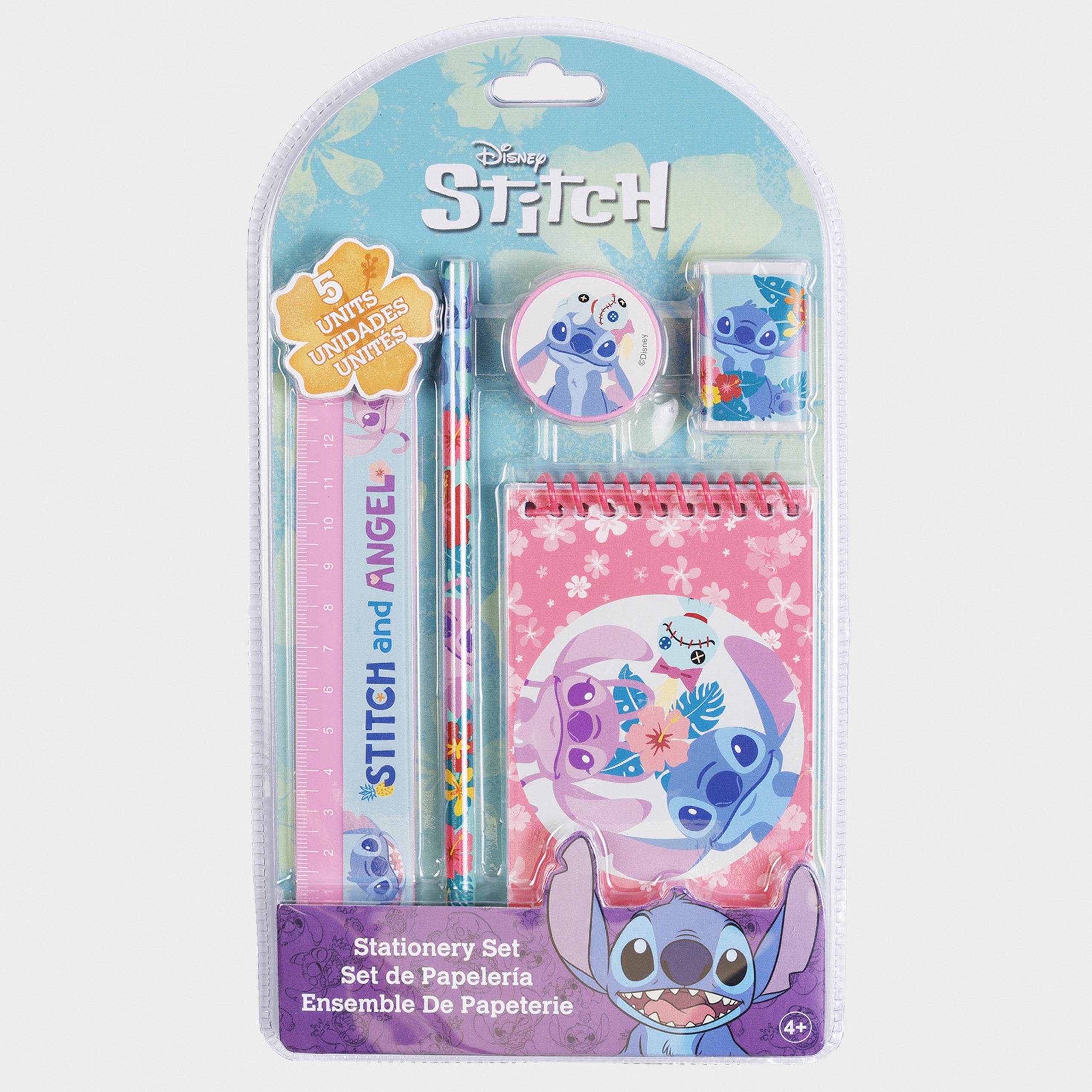 Stitch Promo Set Lilo And Stitch 5 Piece Stationery Set | Gift | Official Merchandise ...