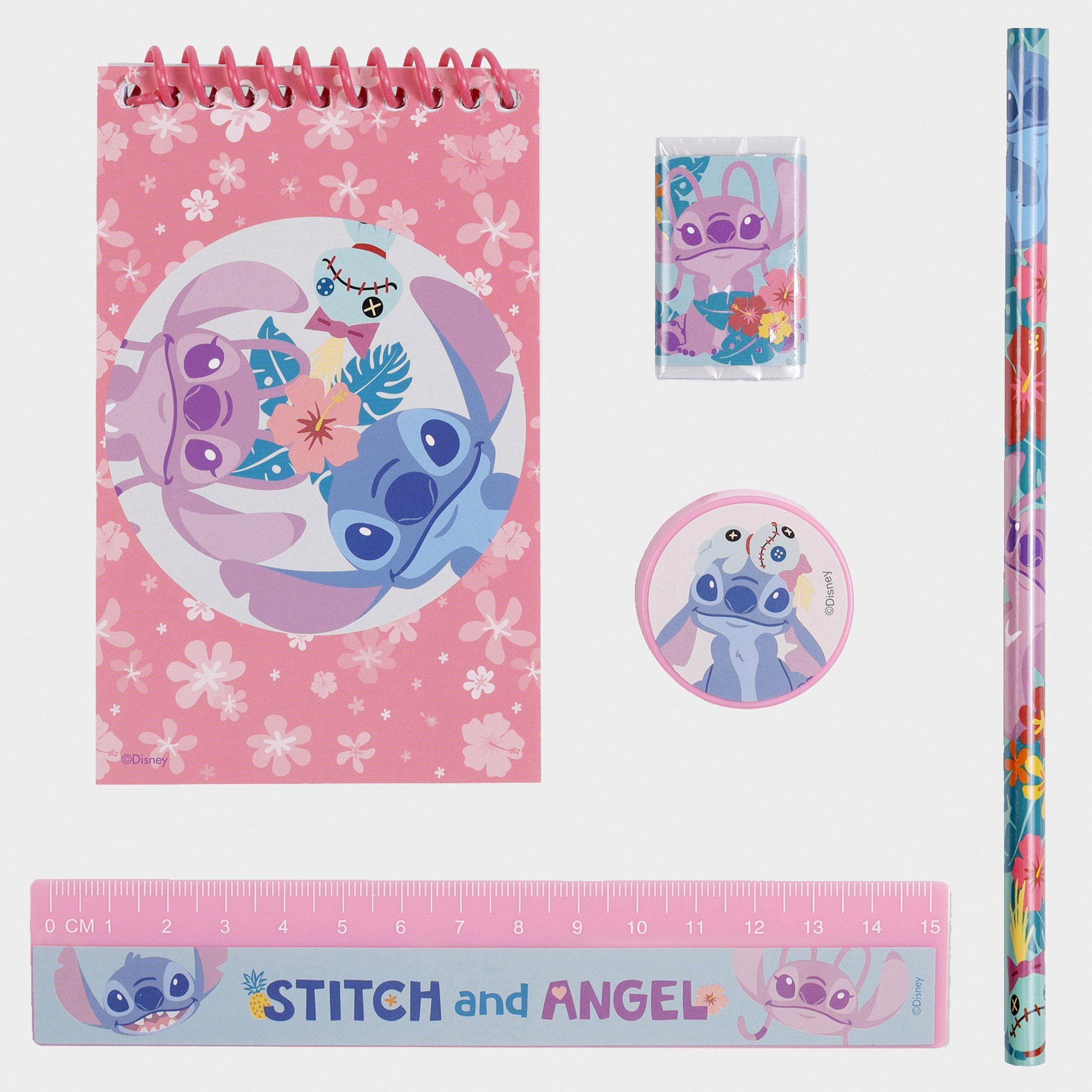 Stitch 5 Piece Stationary Set - Character.com
