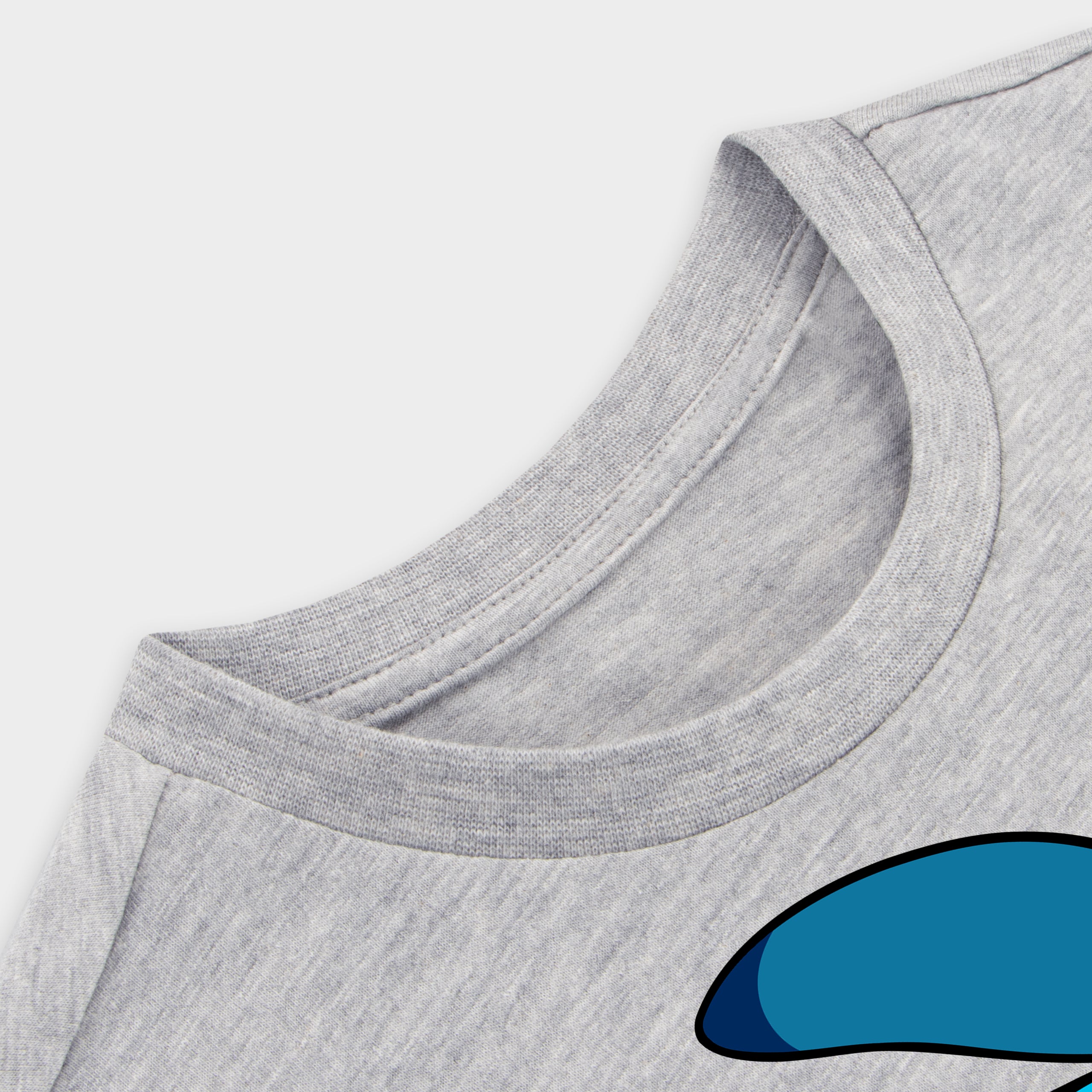 Lilo & Stitch Short Sleeve Grey Skater Stitch T-Shirt