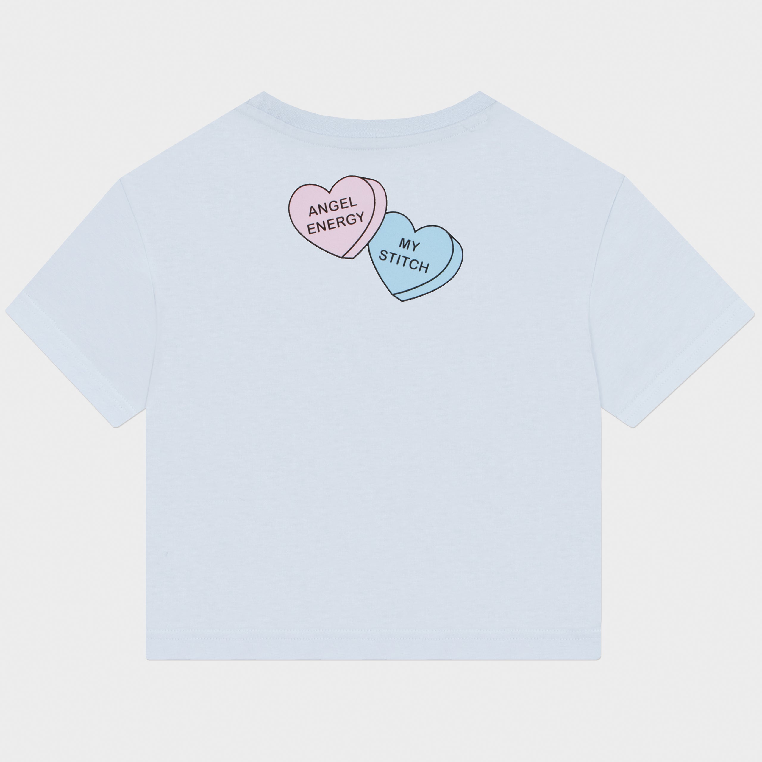 Disney Stitch & Angel Boxy T-Shirt And Skirt Outfit Set