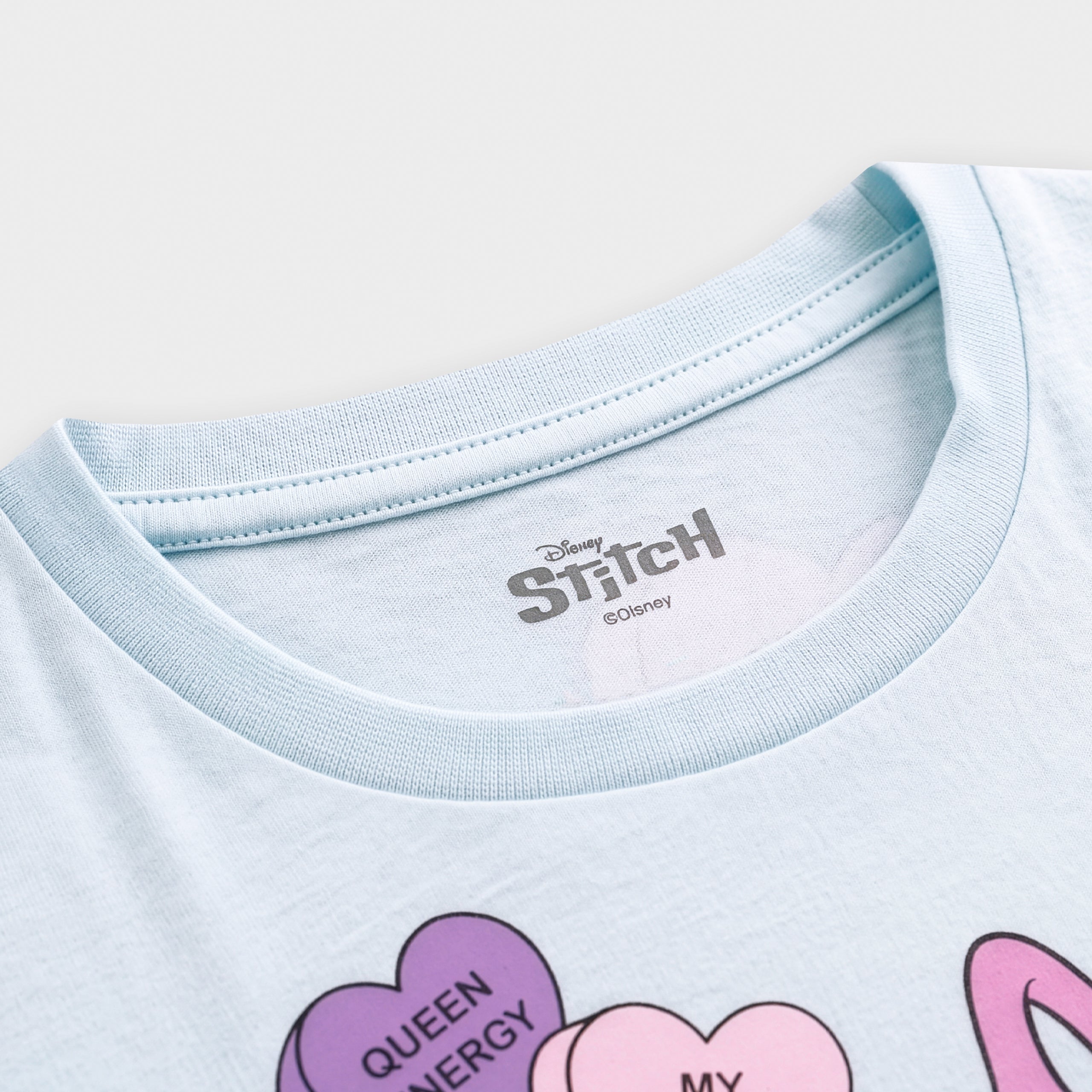 Disney Stitch & Angel Boxy T-Shirt And Skirt Outfit Set