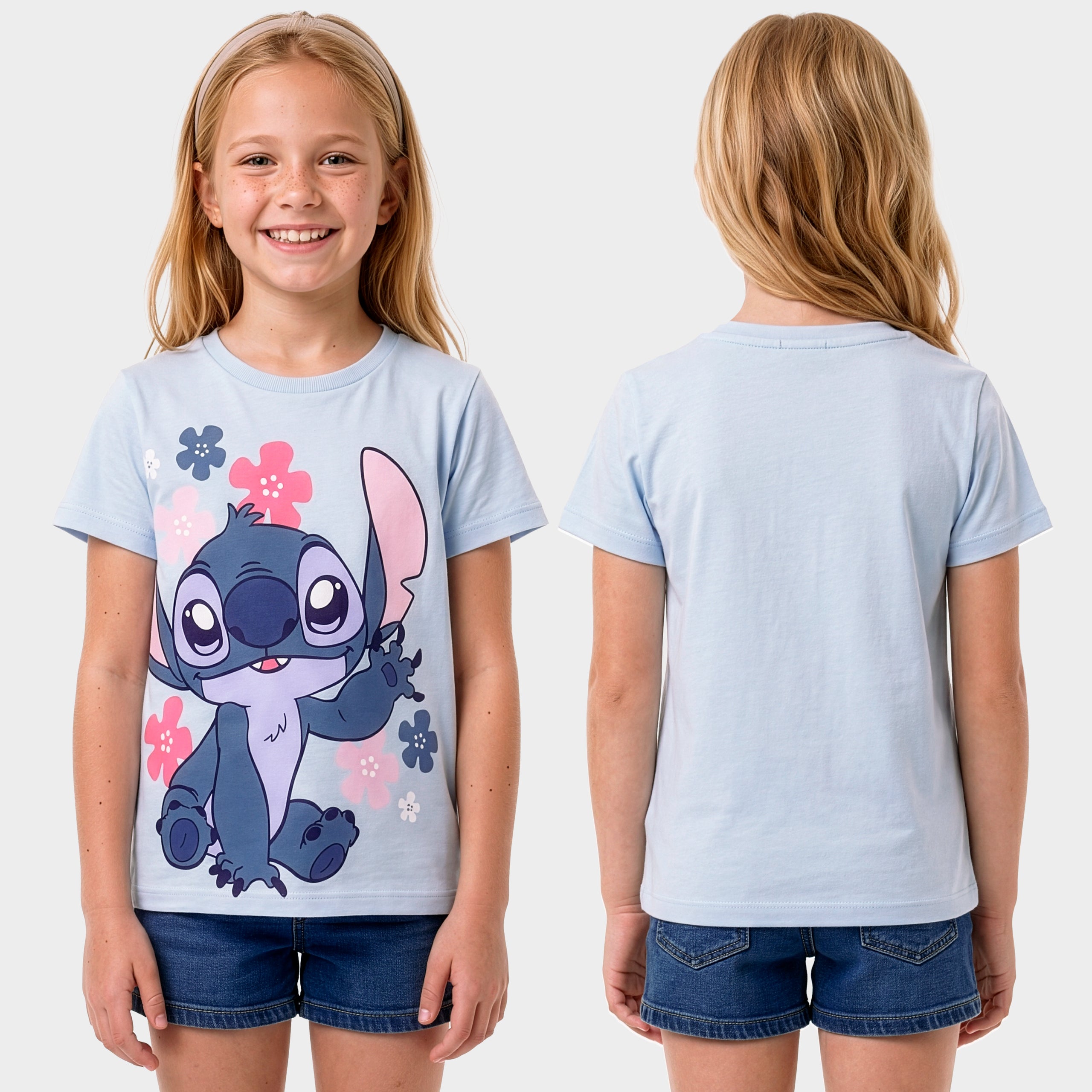 Disney Stitch And Angel 3 Pack T-Shirts