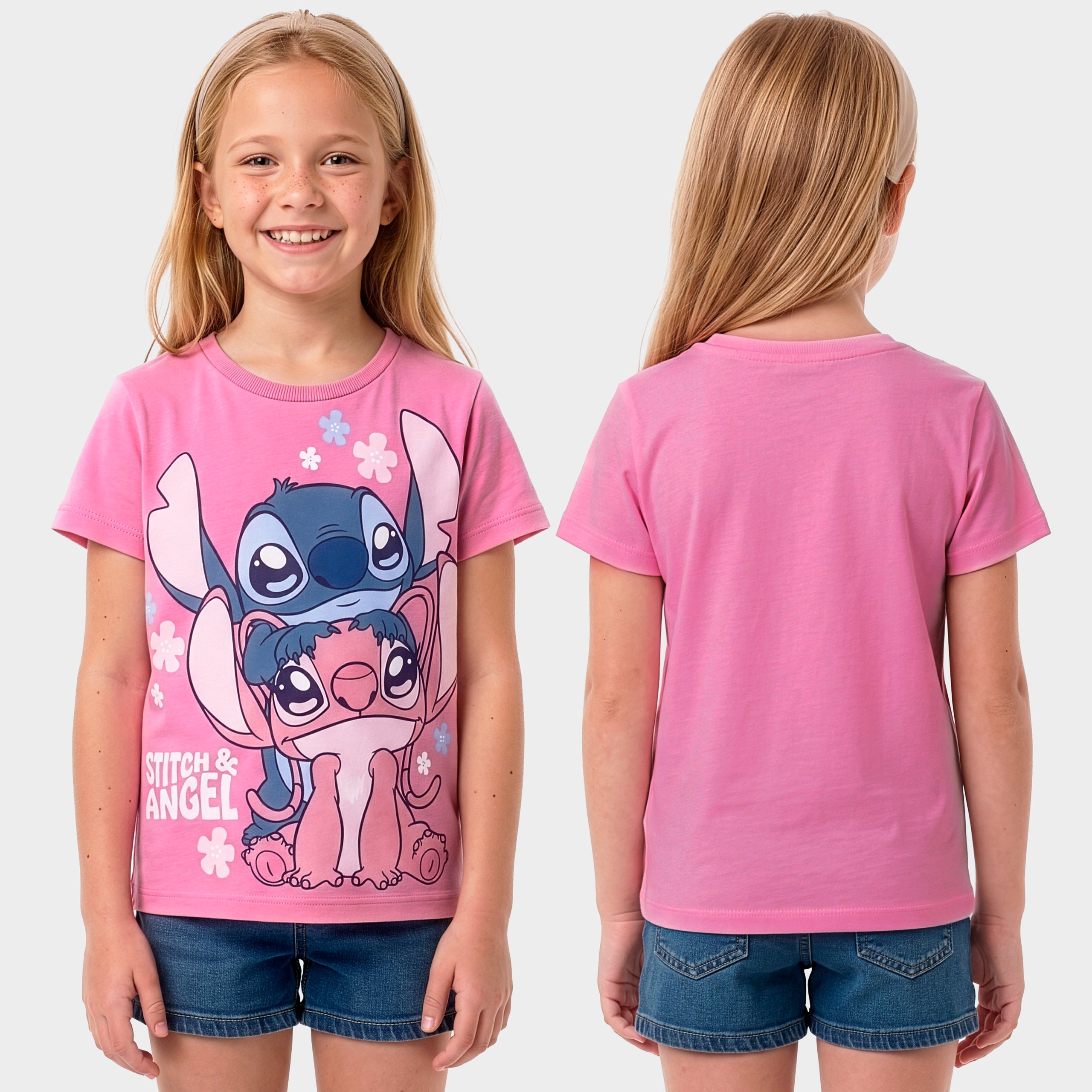 Disney Stitch And Angel 3 Pack T-Shirts