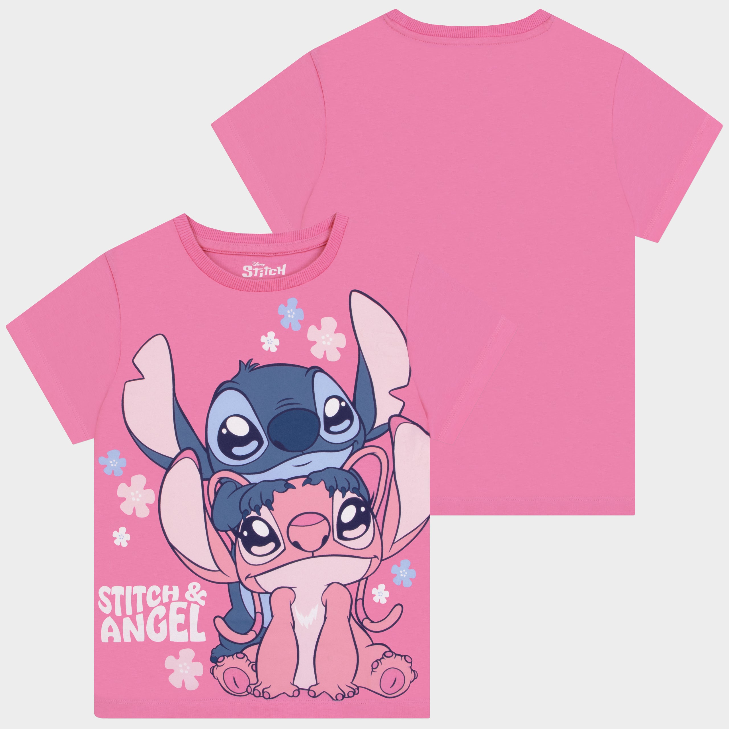 Disney Stitch And Angel 3 Pack T-Shirts