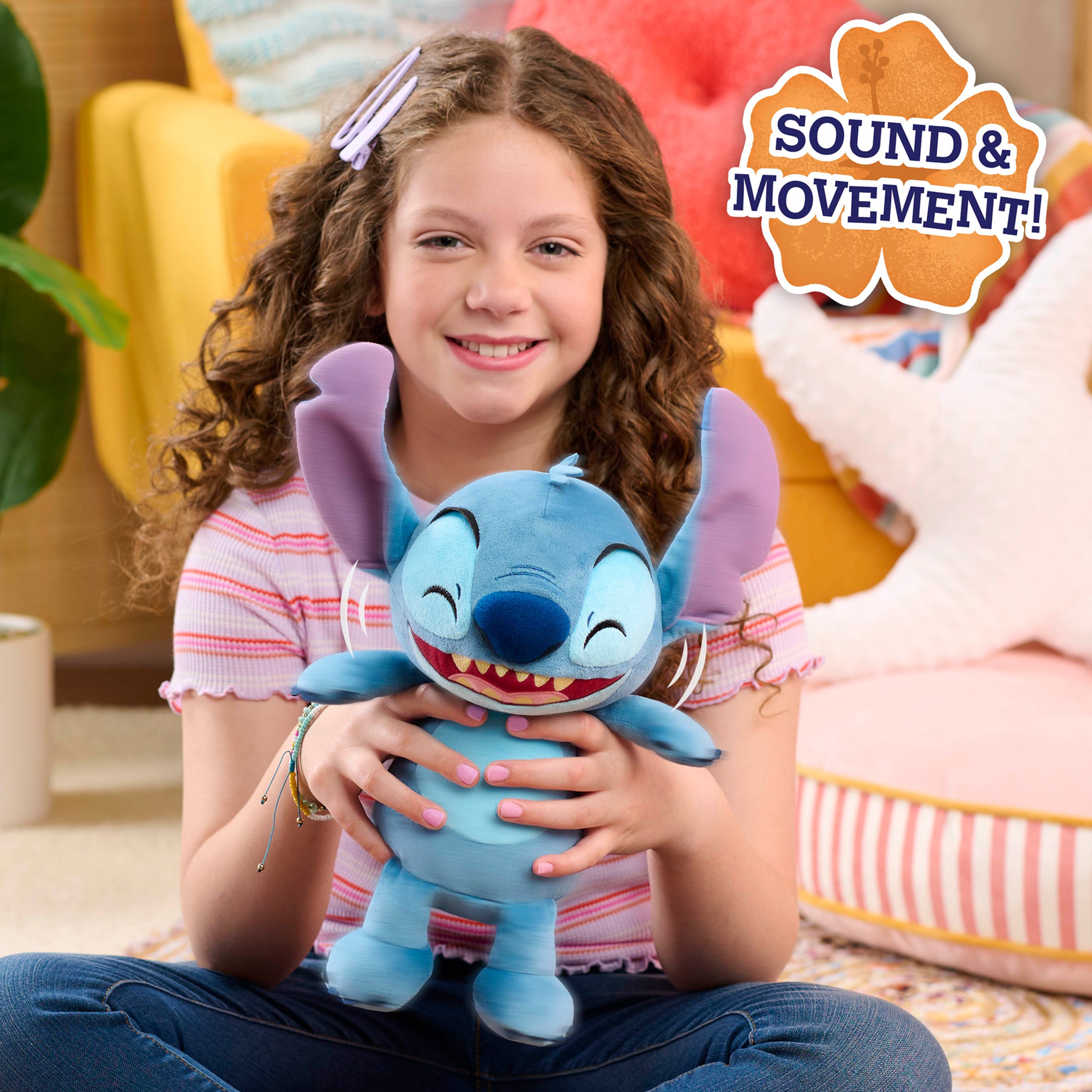 Stitch Crack Me Up Feature Plush